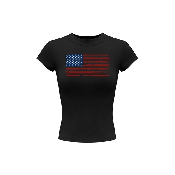  Áo thun co giãn ôm body in hình USA - KILLSYSTEM 