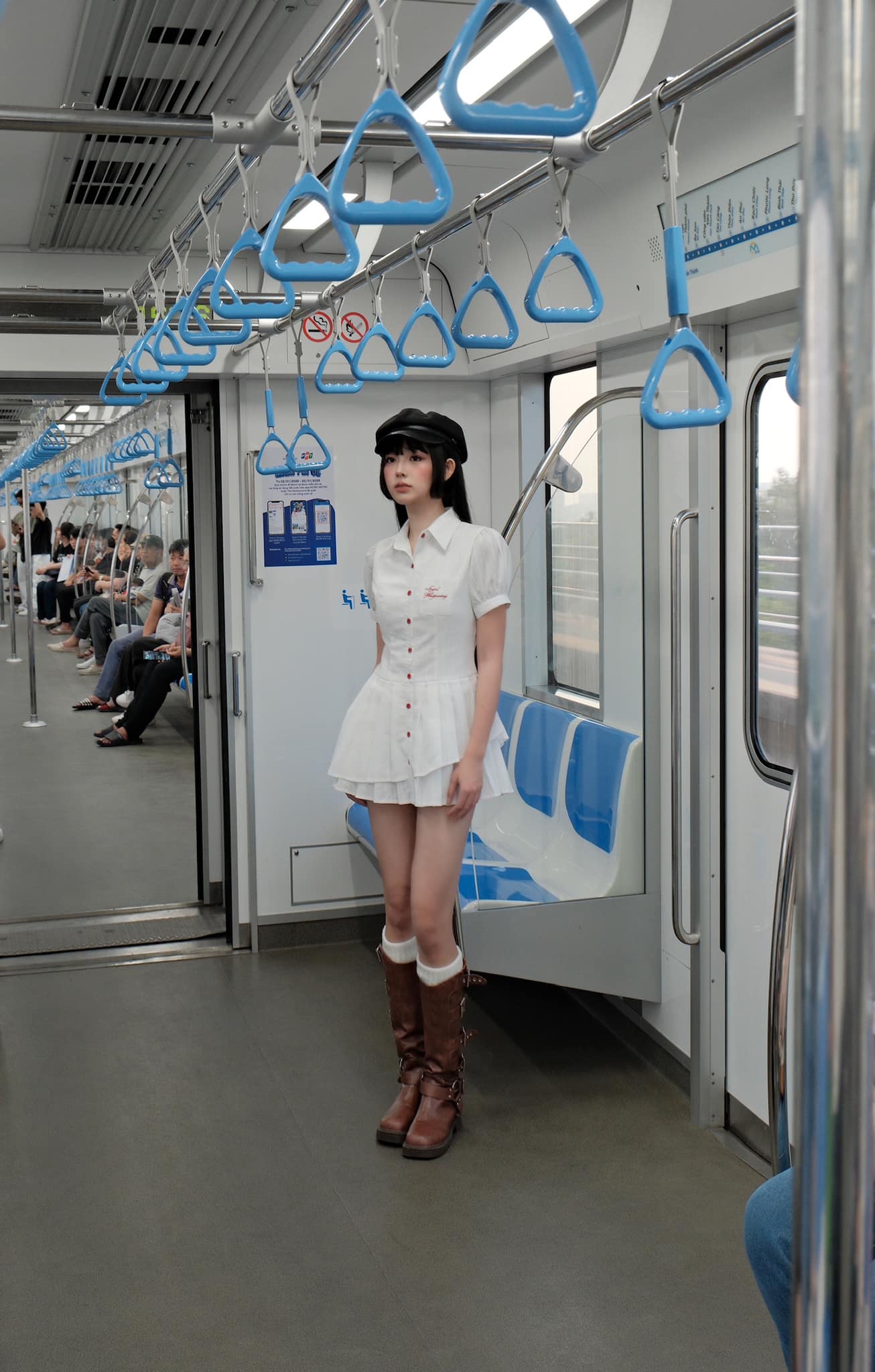  Đầm thiết kế Yeri dáng ngắn xếp ly vạt chéo kèm quần bảo hộ - KILL SYSTEM 