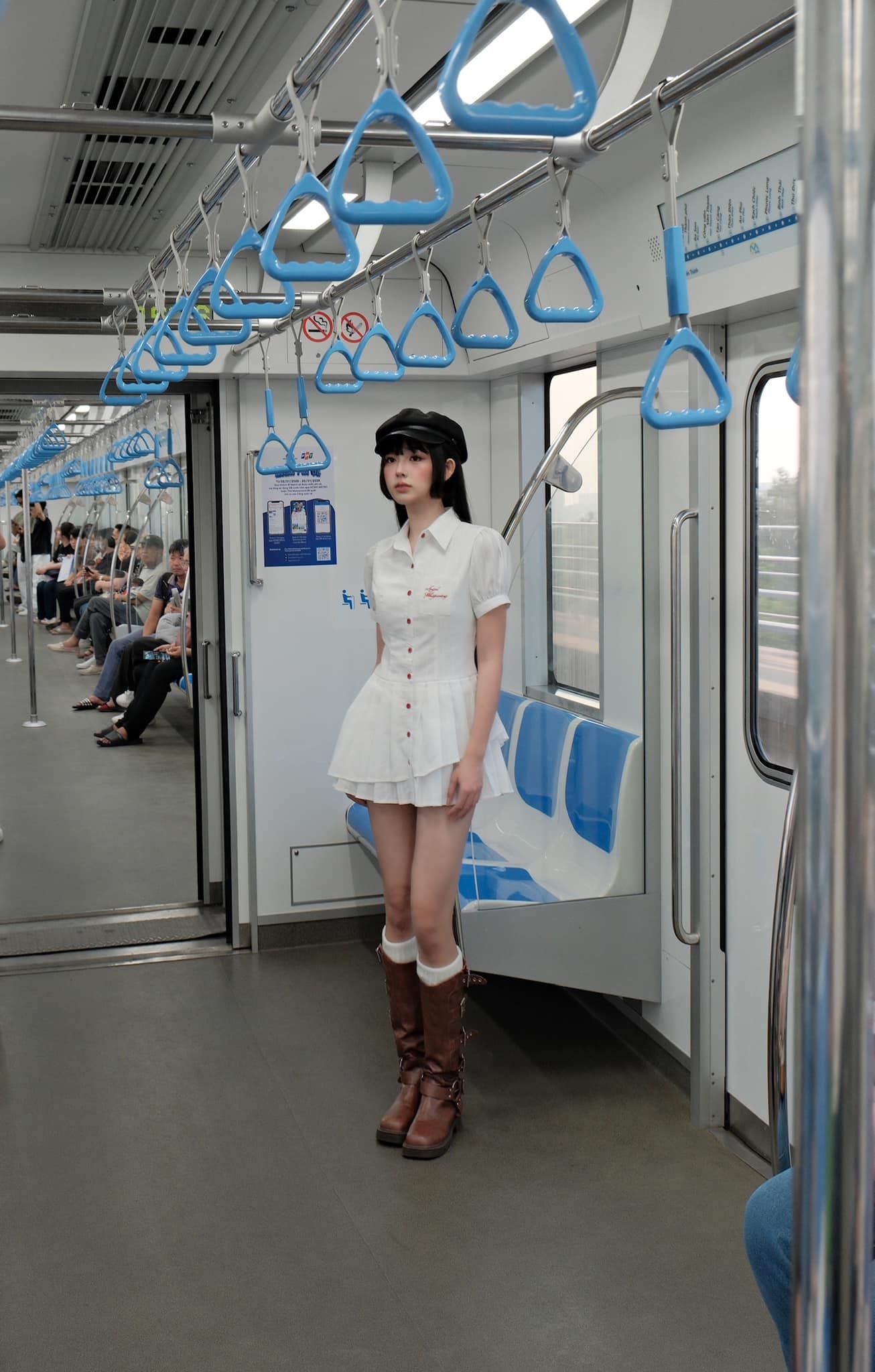  Đầm thiết kế Yeri dáng ngắn xếp ly vạt chéo kèm quần bảo hộ - KILL SYSTEM 