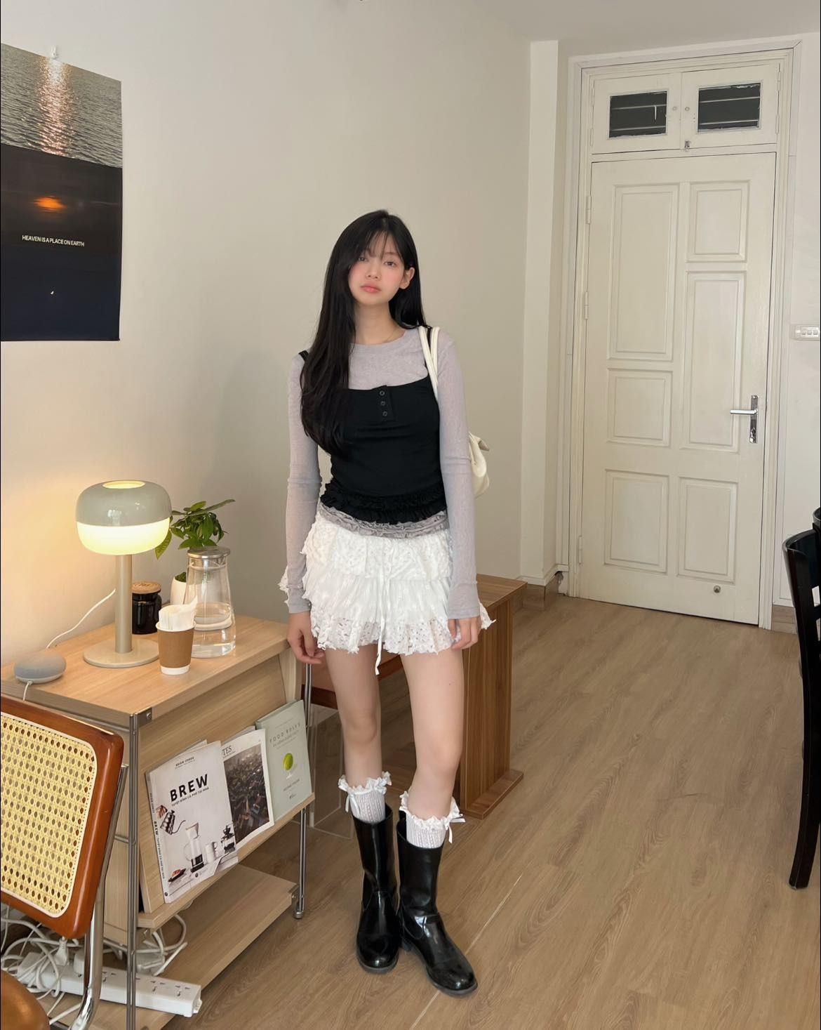  Áo hai dây layer bèo LARA - KILL SYSTEM 