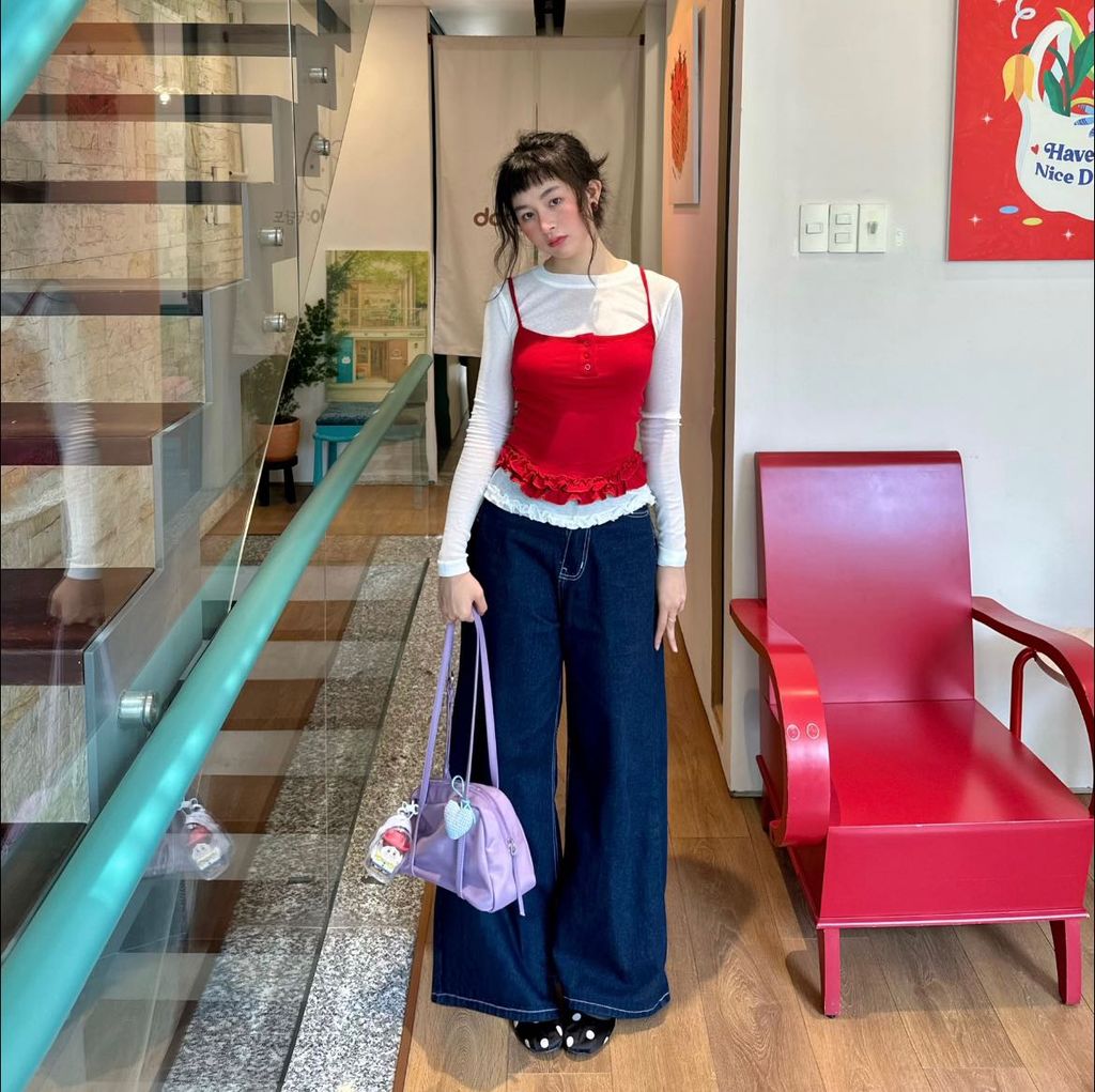  Áo hai dây layer bèo LARA - KILL SYSTEM 