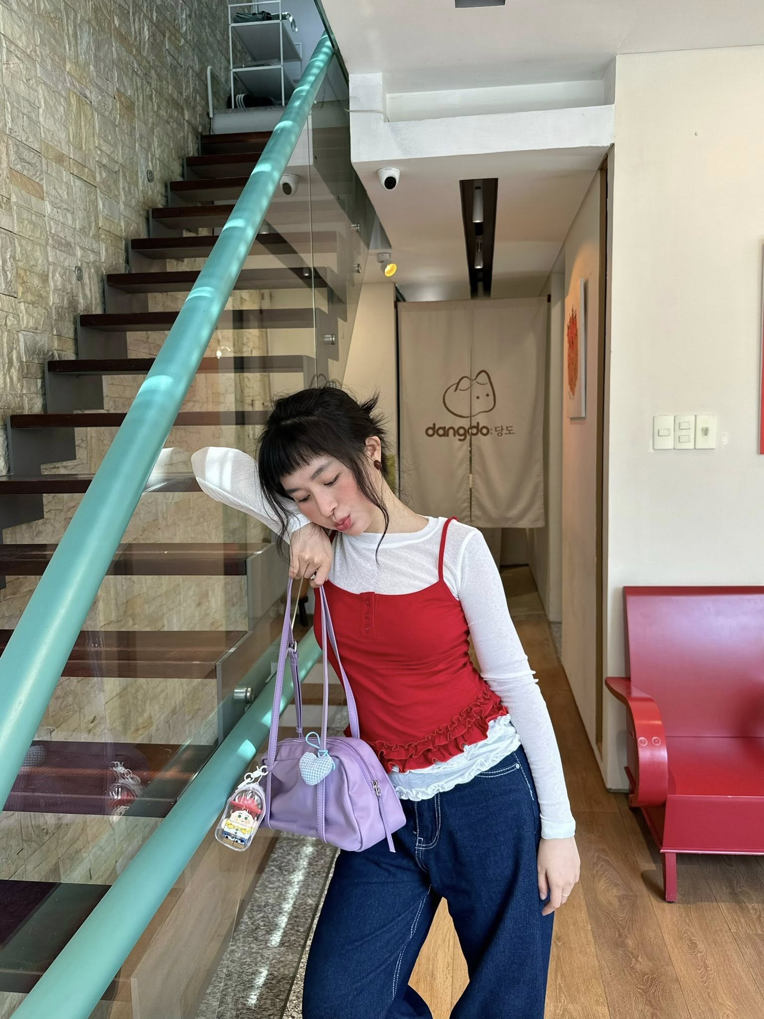  Áo hai dây layer bèo LARA - KILL SYSTEM 