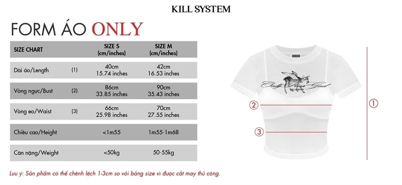  Áo thun xuyên thấu sexy tôn dáng ONLY kèm bra - KILLSYSTEM 