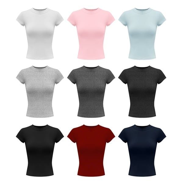  Áo baby tee form body chất thun cotton thoáng mát IU 
