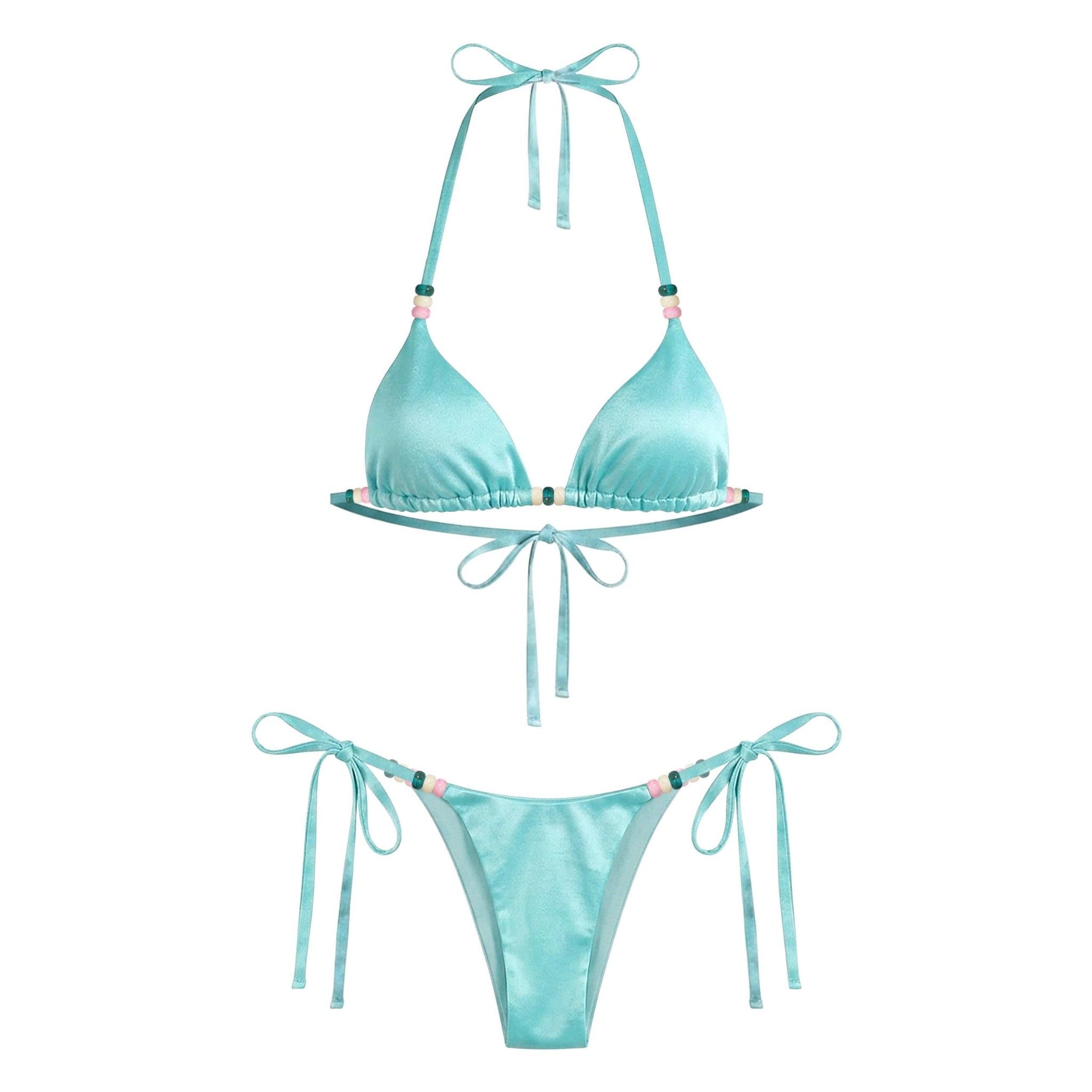  Bikini hai mảnh phi lụa sexy kèm mút MOODY - KILL SYSTEM 