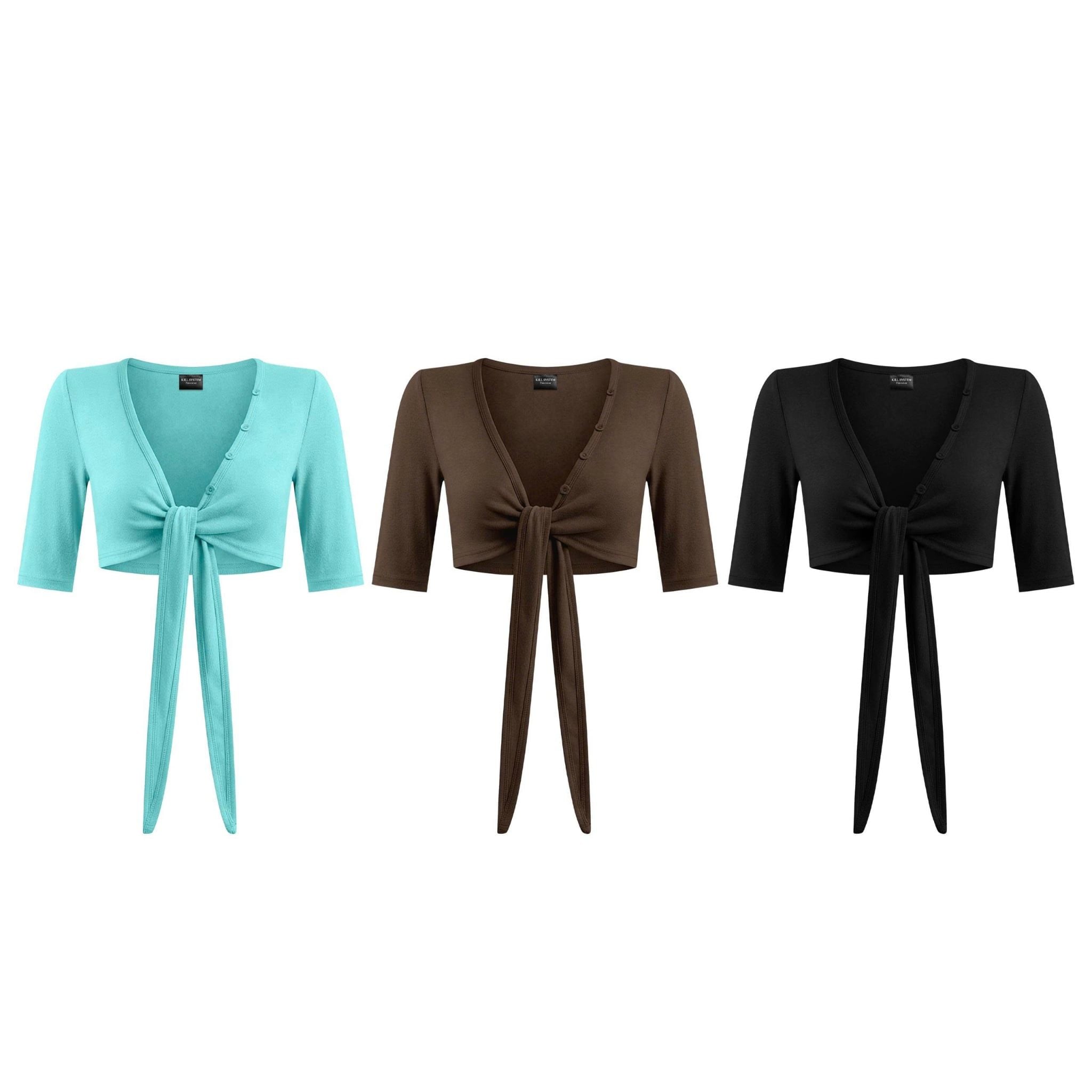  Áo khoác croptop buộc nơ tay lửng CHERU - KILL SYSTEM 
