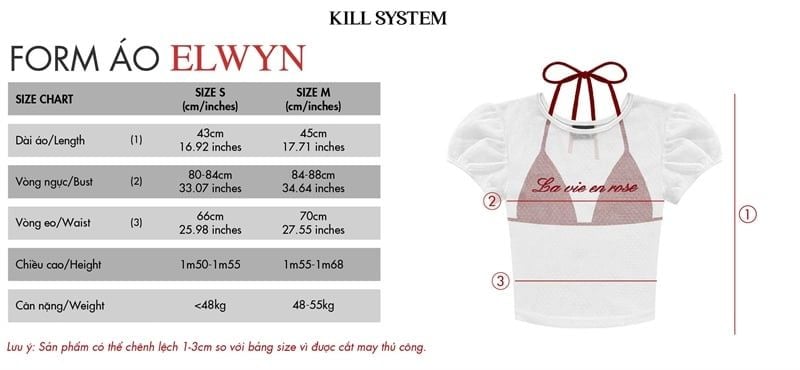  Áo xuyên thấu sexy tôn dáng tay phồng ELWYN - KILLSYSTEM 