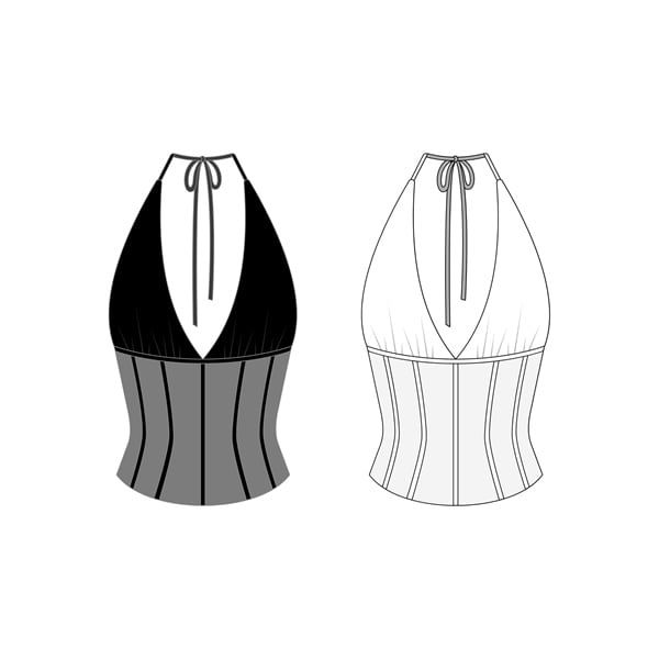  Áo yếm corset ôm body tôn dáng YOMI - KILLSYSTEM 