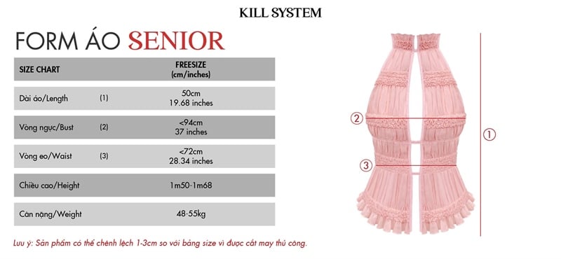  Áo yếm cột dây hở lưng tôn dáng SENIOR - KILLSYSTEM 
