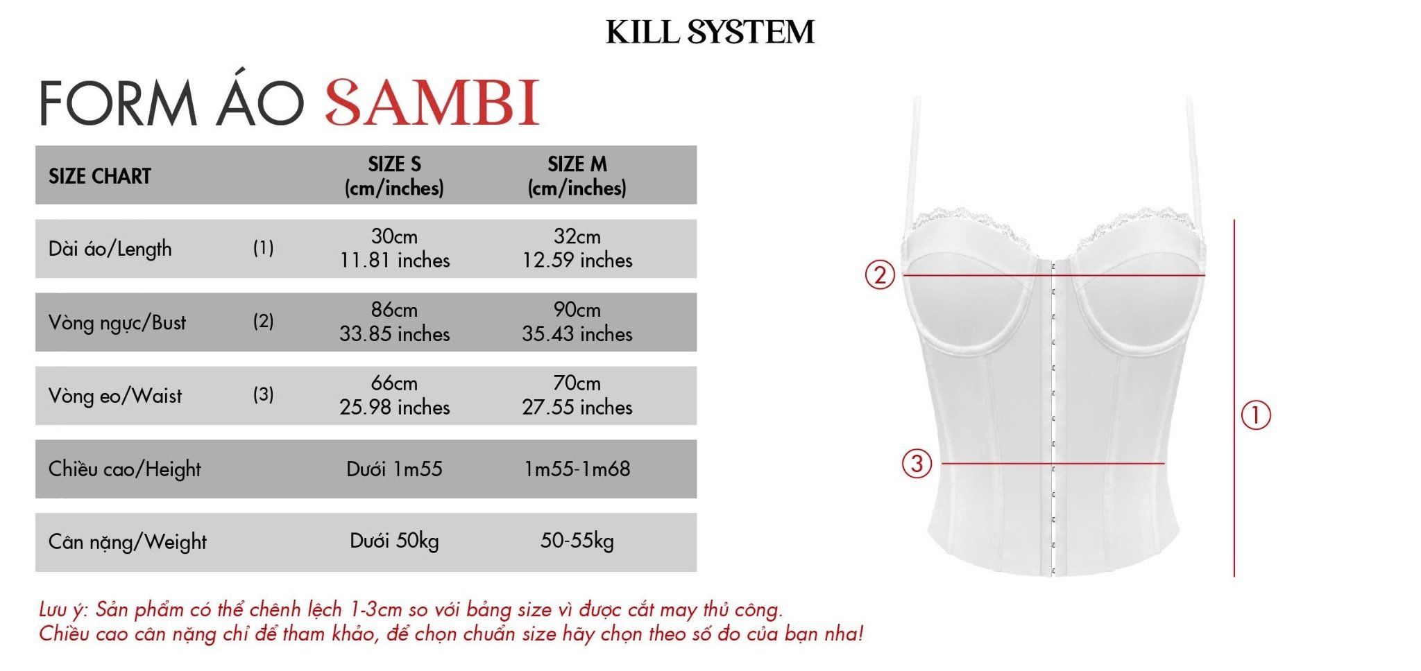  Áo hai dây dáng corset viền ren mắc cài ôm body SAMBI - KILLSYSTEM 