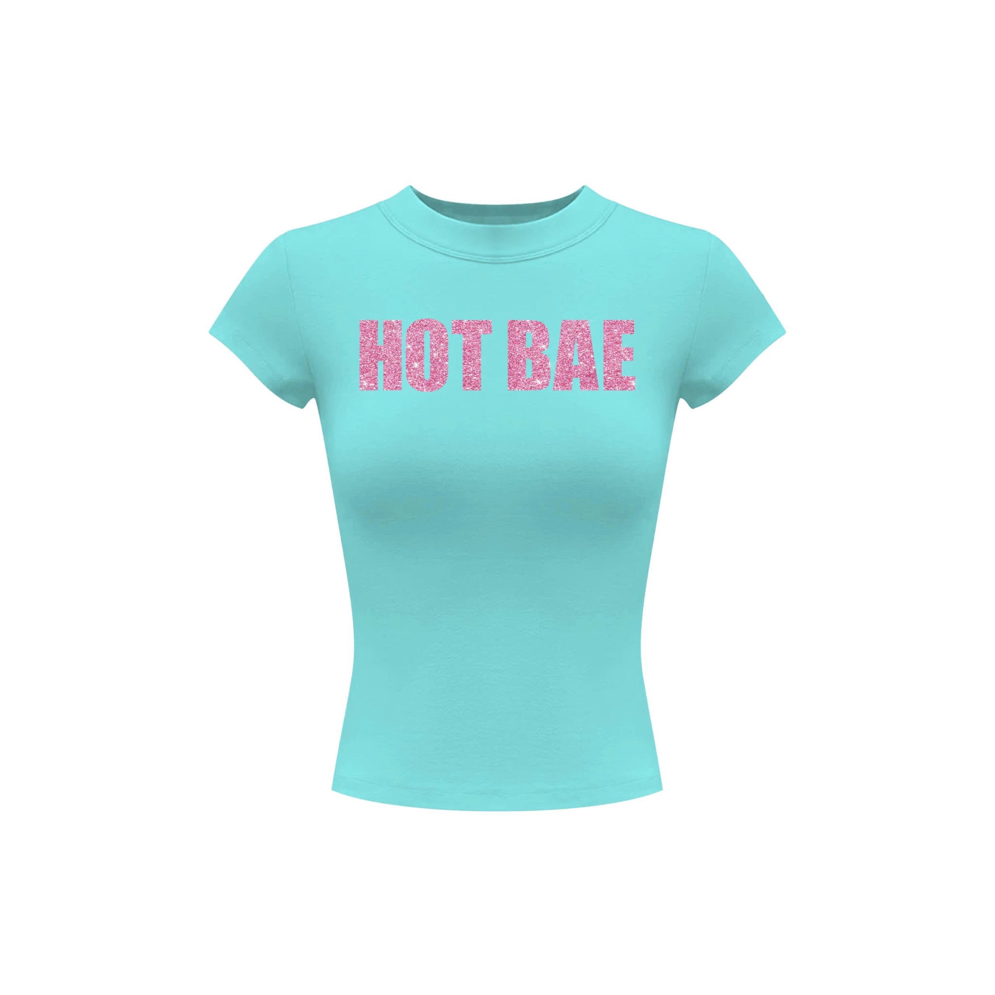  Áo thun babytee in chữ kim tuyến lấp lánh HOT BAE - KILLSYSTEM 