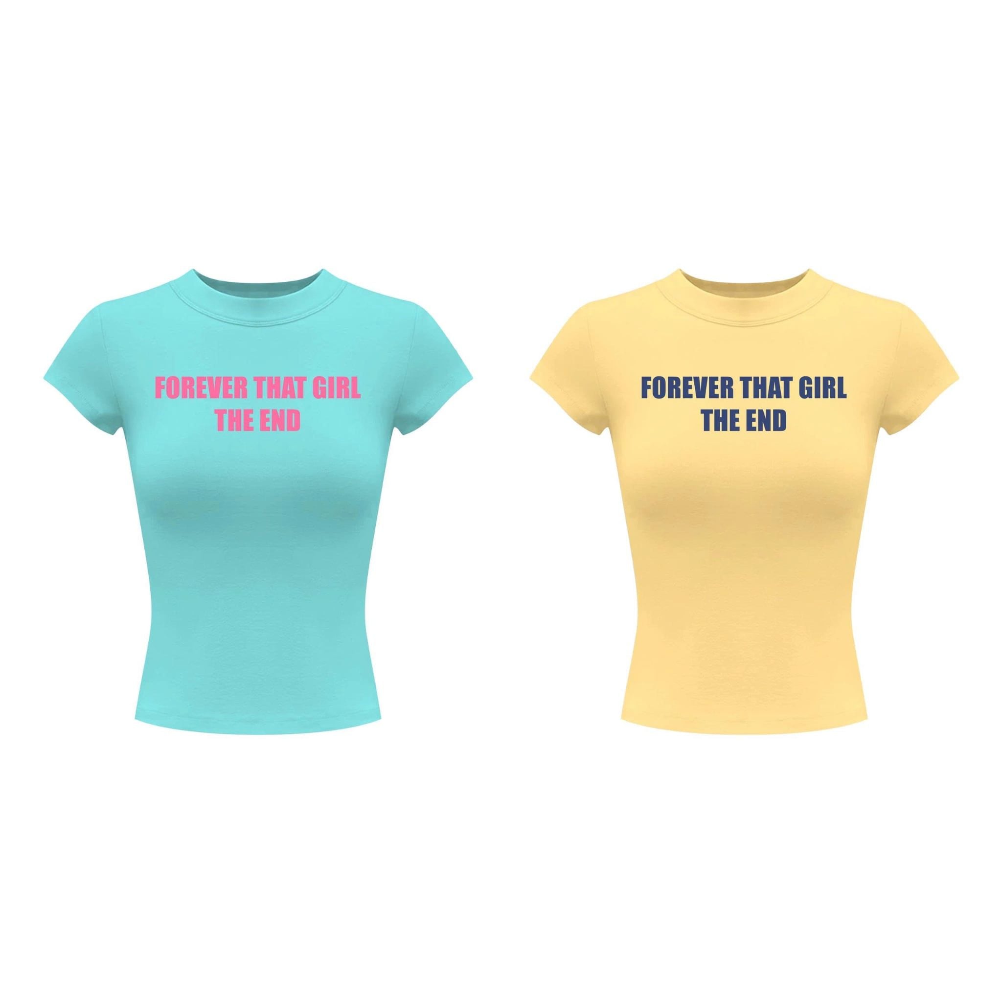  Áo thun babytee ôm body in chữ THE END - KILLSYSTEM 