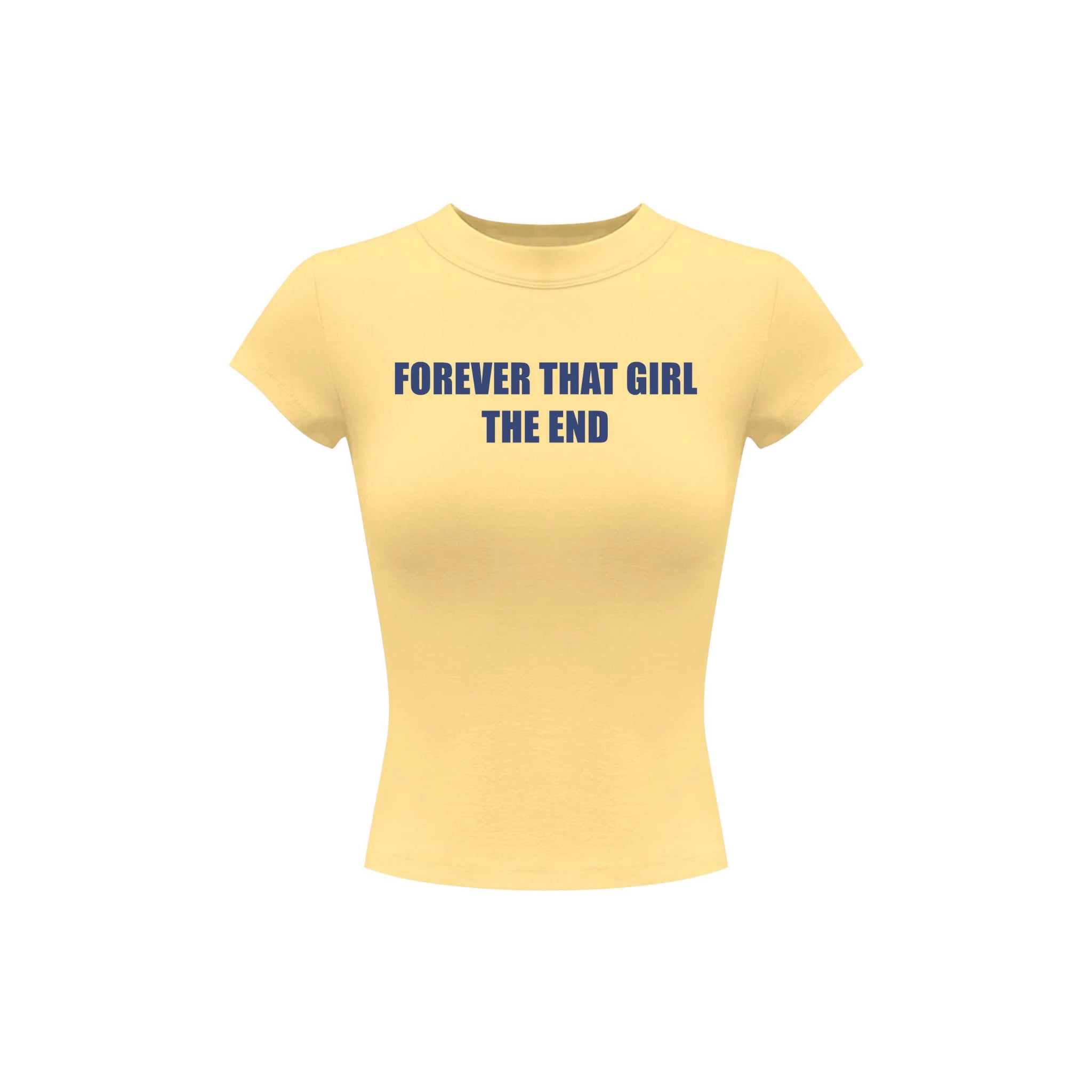  Áo thun babytee ôm body in chữ THE END - KILLSYSTEM 