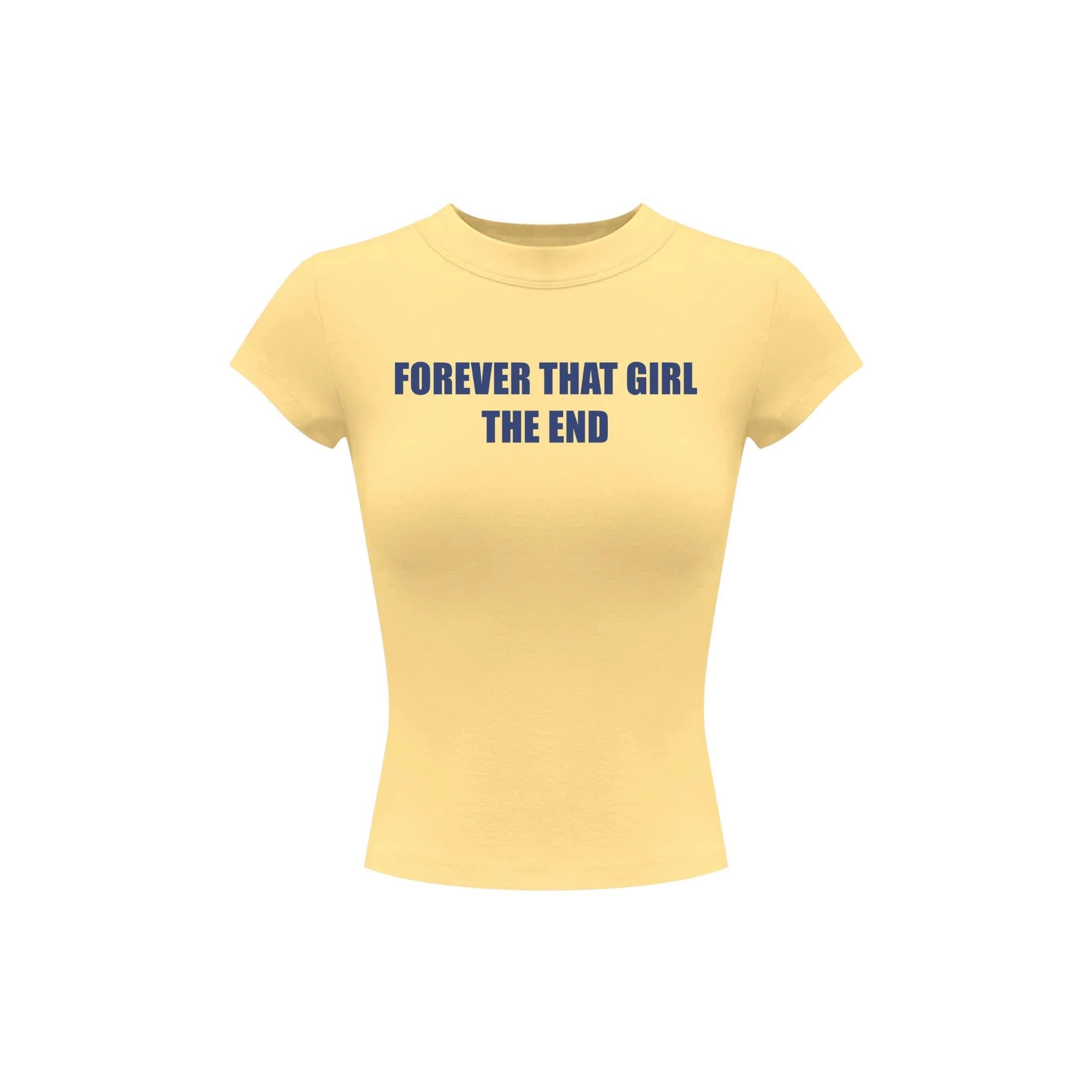  Áo thun babytee ôm body in chữ THE END - KILLSYSTEM 
