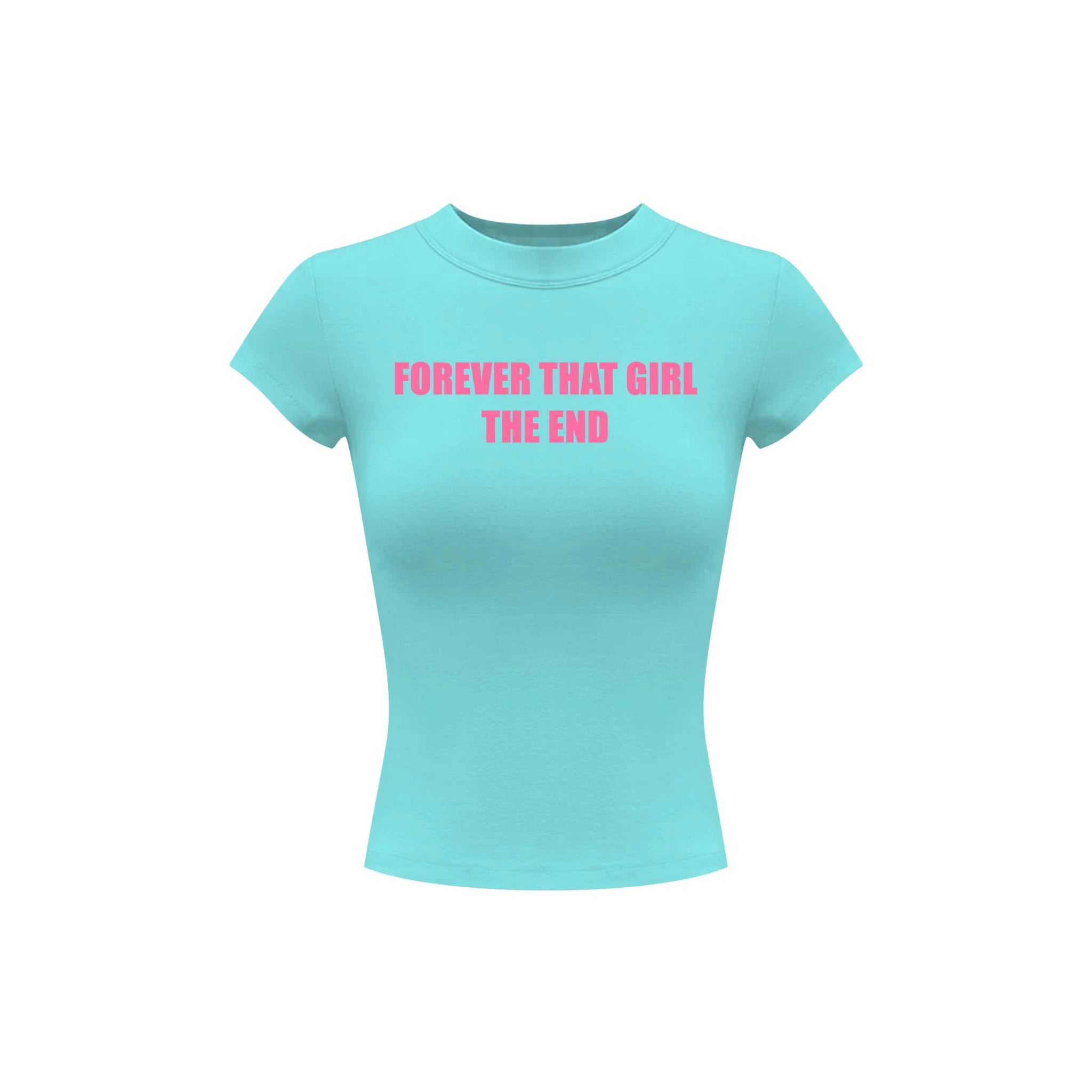  Áo thun babytee ôm body in chữ THE END - KILLSYSTEM 