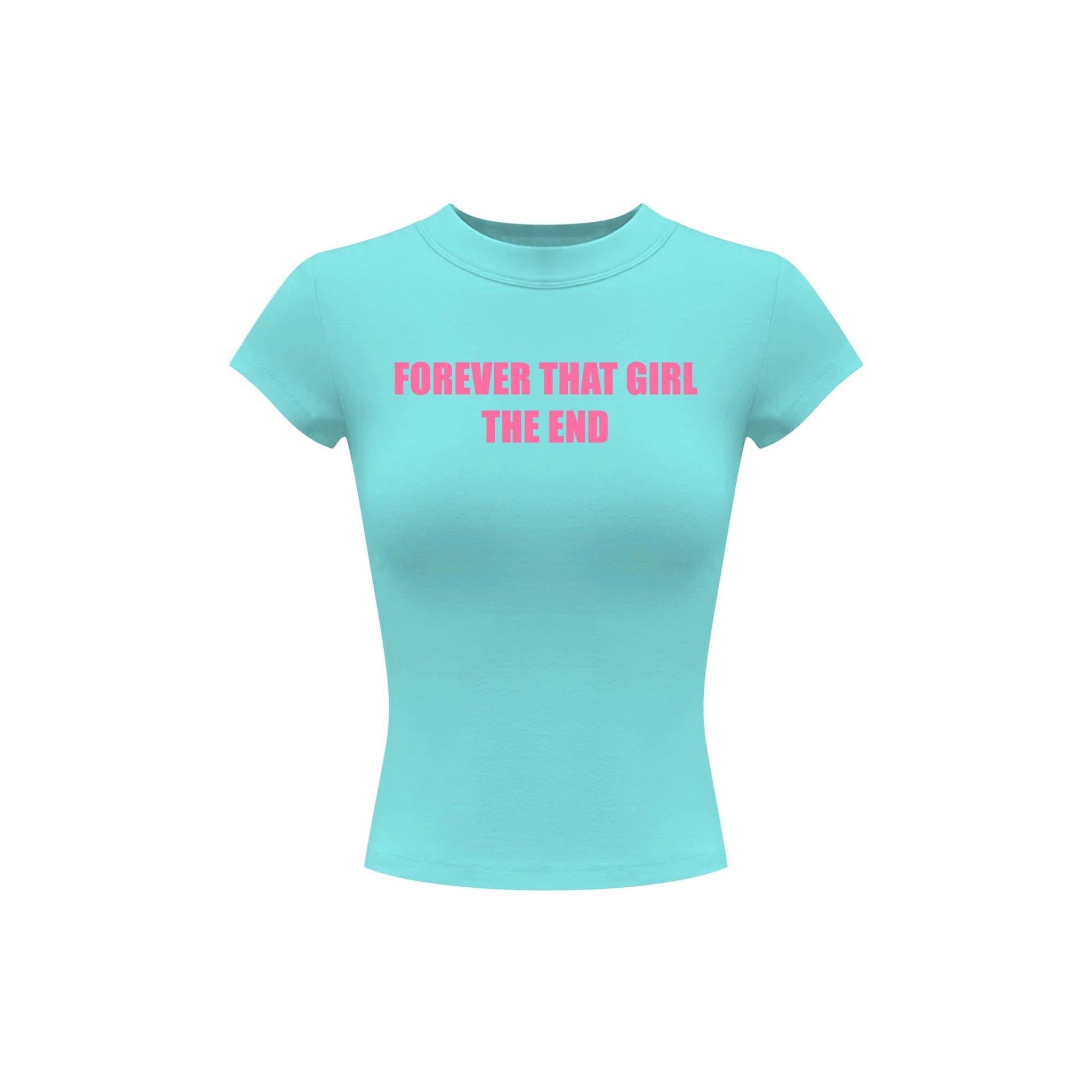  Áo thun babytee ôm body in chữ THE END - KILLSYSTEM 
