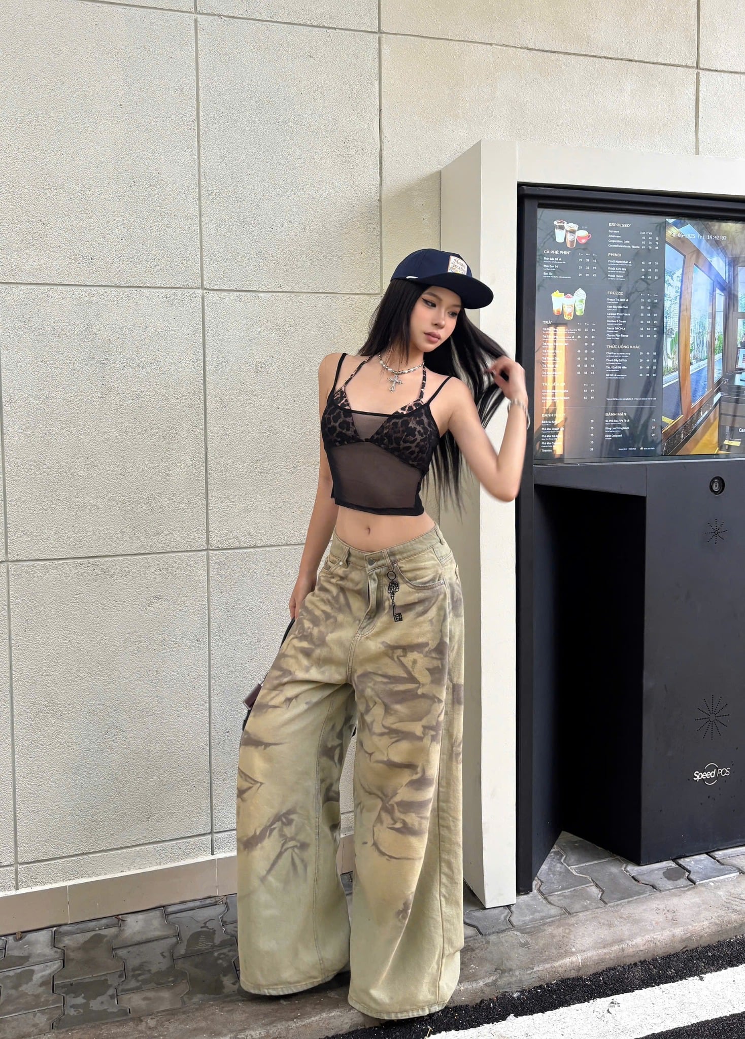  Quần Jeans wash ống rộng KEY CHANGER - KILLSYSTEM 