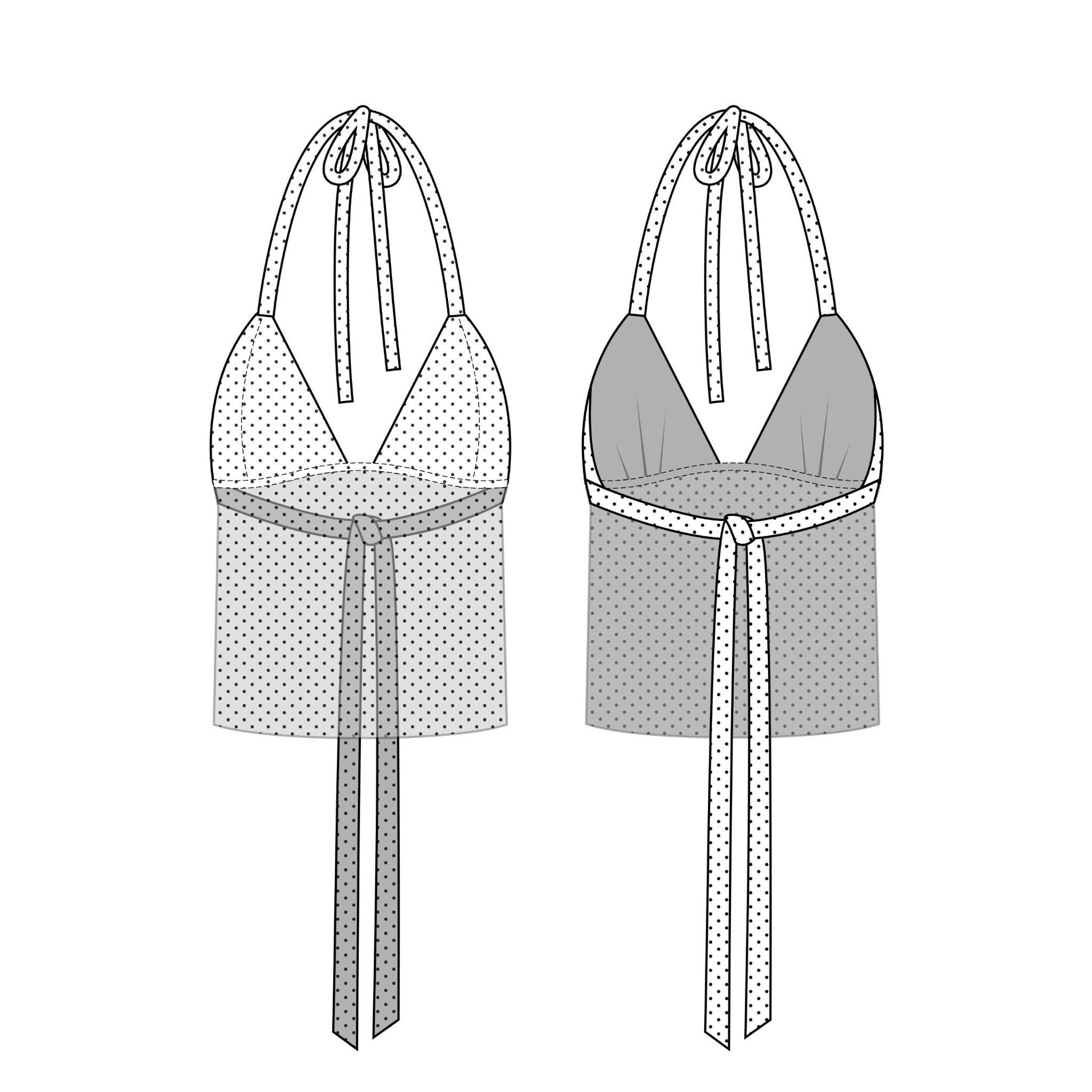  Áo yếm xuyên thấu chấm bi MIATA - KILLSYSTEM 