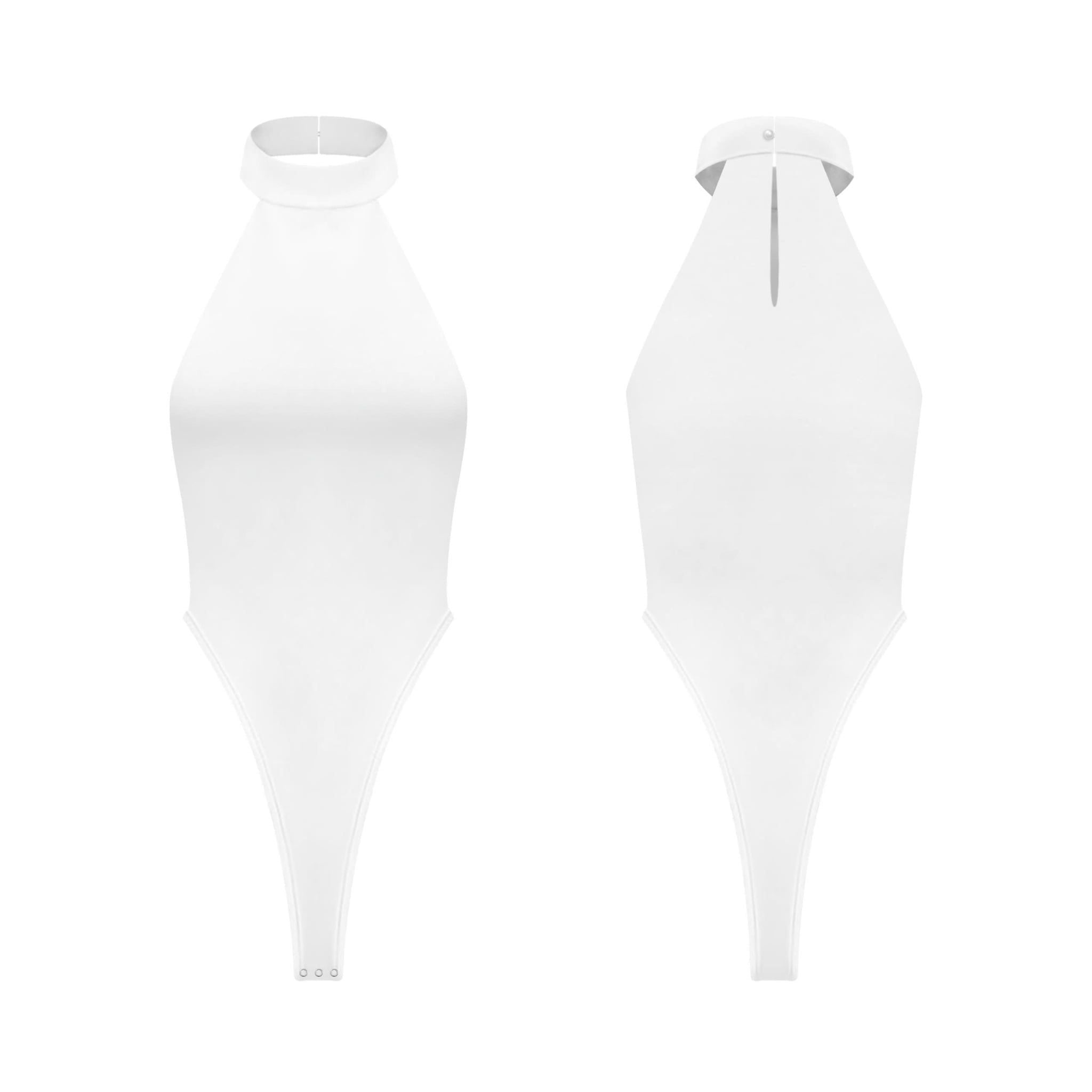  Áo jumpsuit trơn cổ yếm ôm body tôn dáng IRINA 