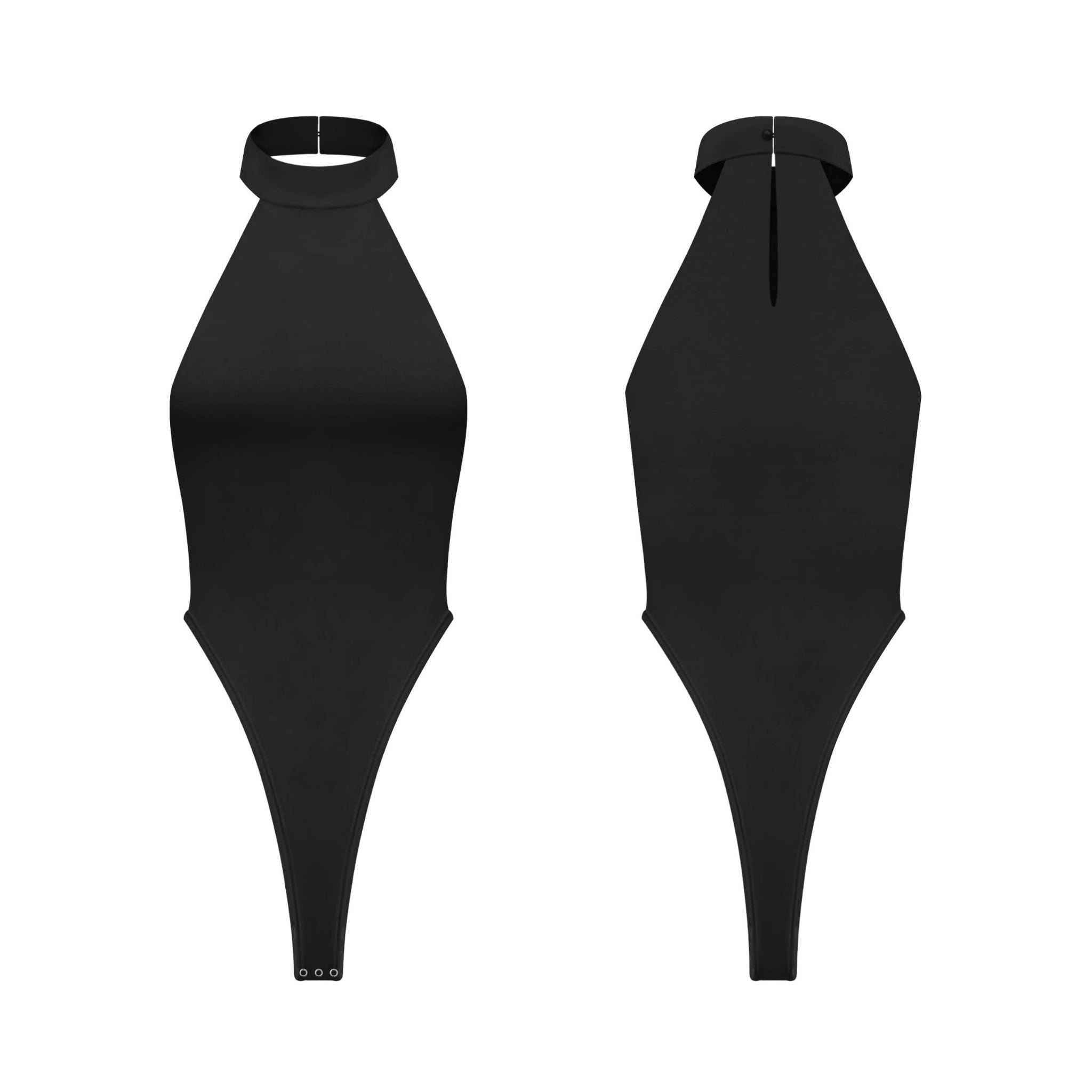  Áo jumpsuit trơn cổ yếm ôm body tôn dáng IRINA 