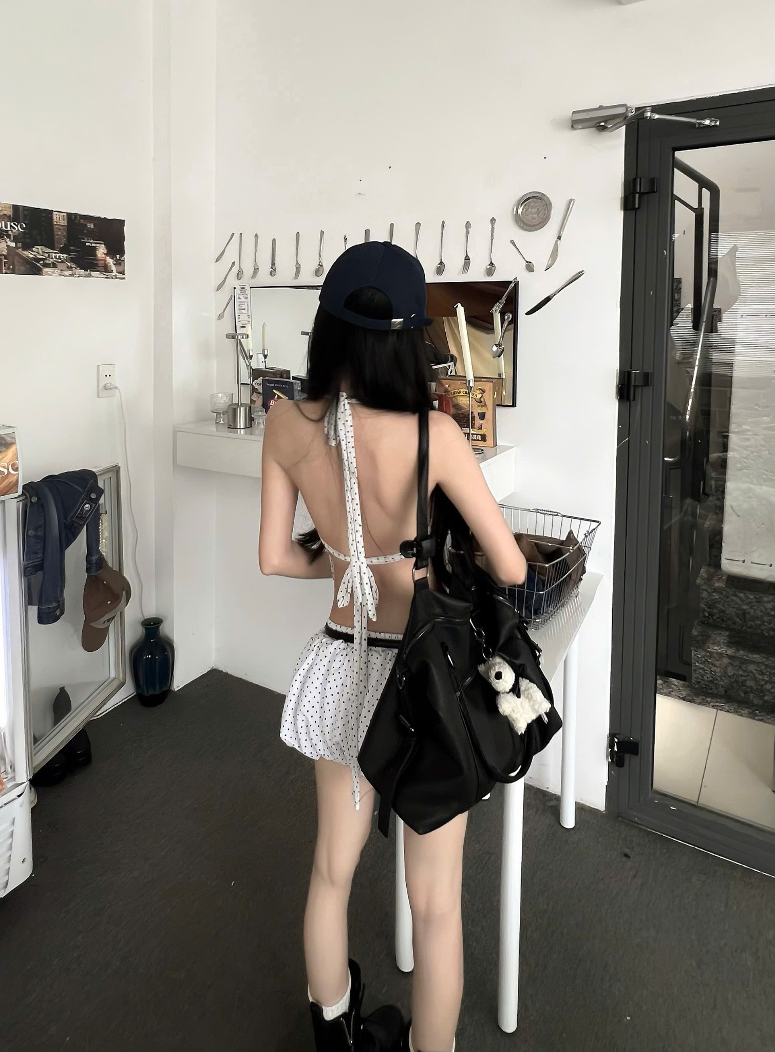  Áo yếm xuyên thấu chấm bi MIATA - KILLSYSTEM 