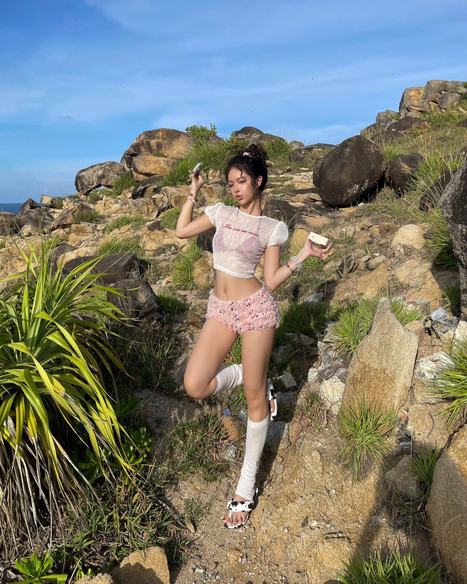  Áo xuyên thấu sexy tôn dáng tay phồng ELWYN - KILLSYSTEM 