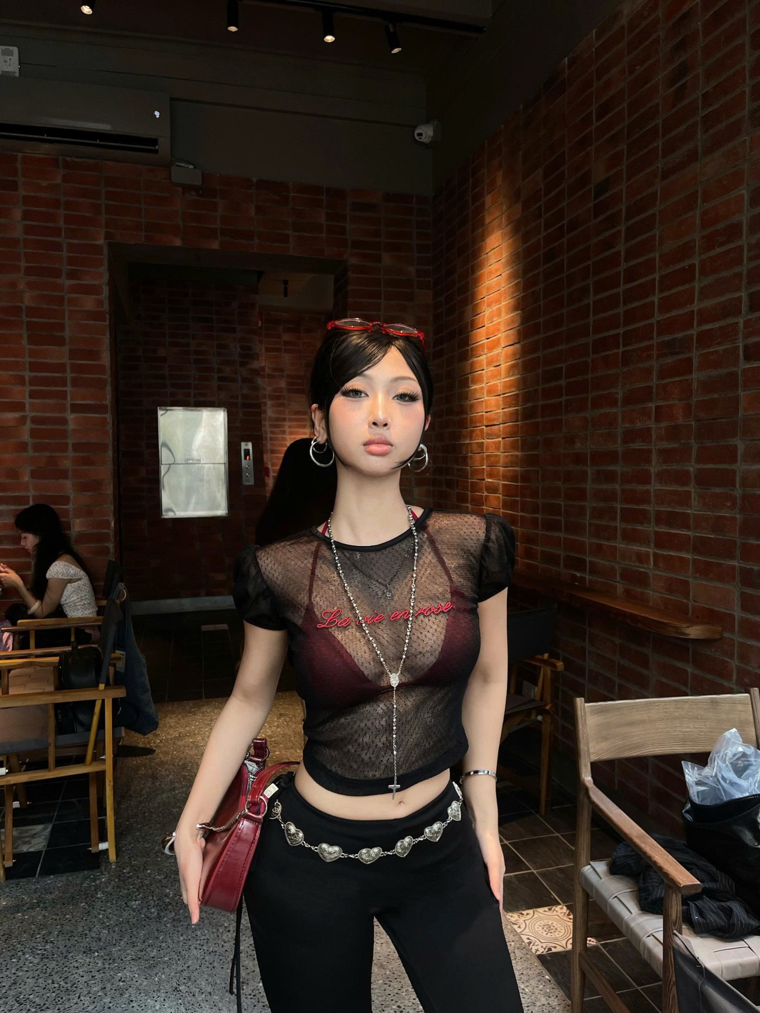  Áo xuyên thấu sexy tôn dáng tay phồng ELWYN - KILLSYSTEM 