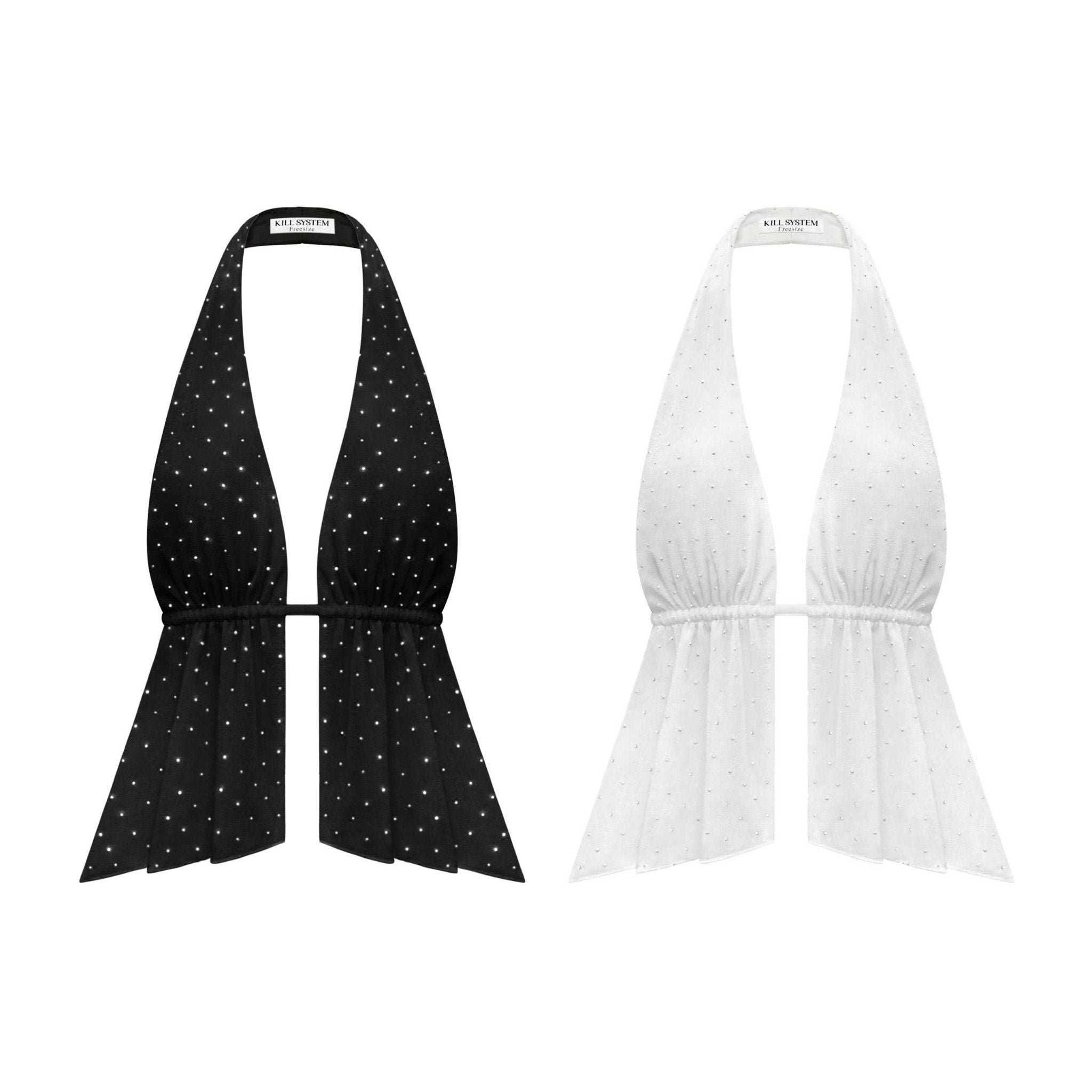  Áo yếm cột dây hở lưng tôn dáng đính đá JULIA - KILL SYSTEM 