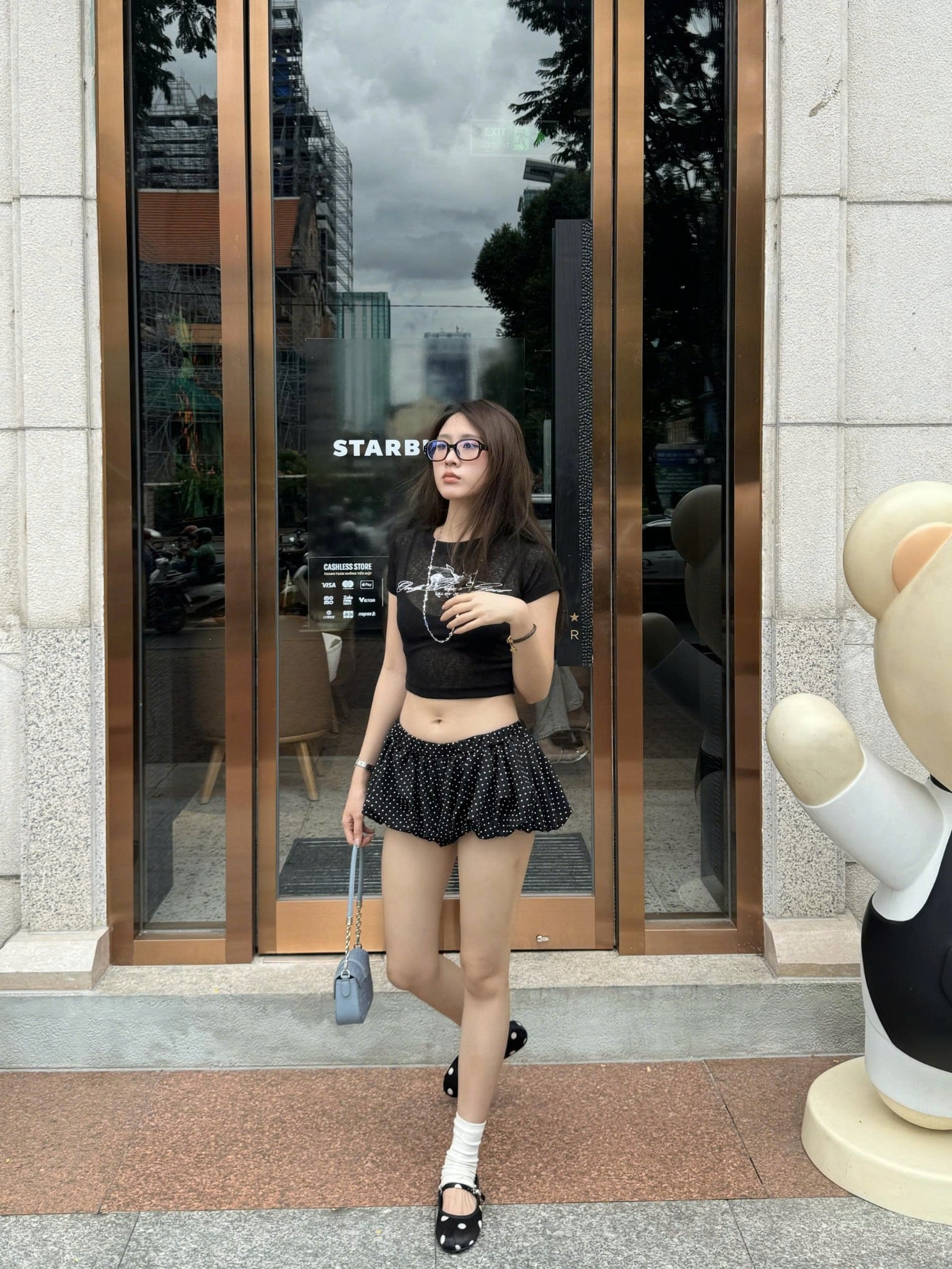  Áo thun xuyên thấu sexy tôn dáng ONLY kèm bra - KILLSYSTEM 