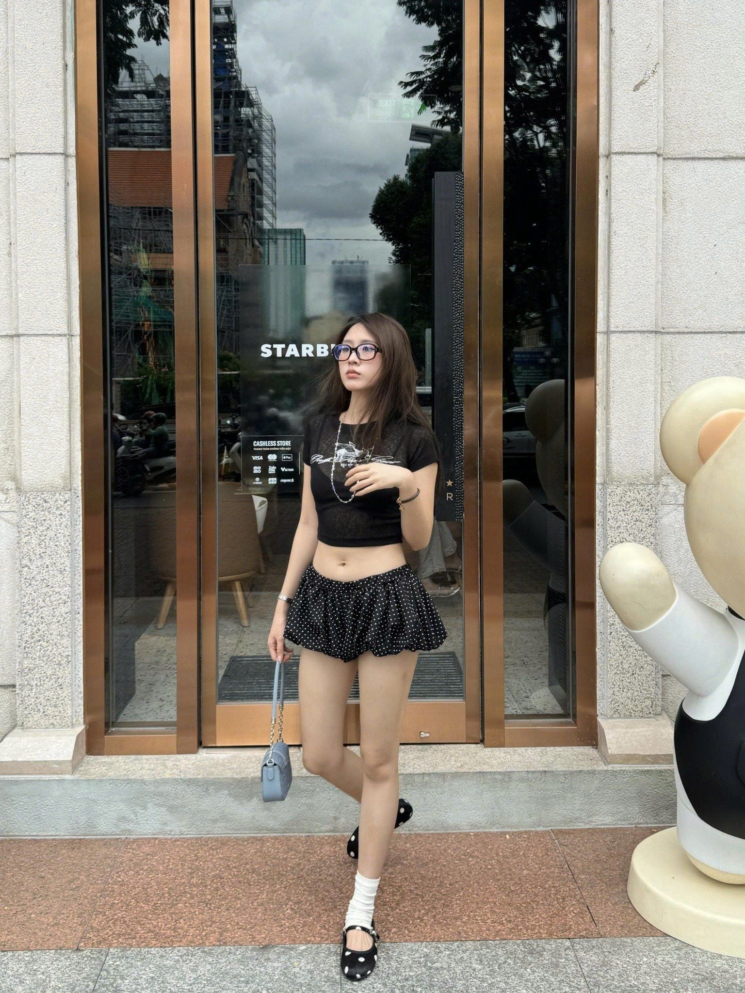  Áo thun xuyên thấu sexy tôn dáng ONLY kèm bra - KILLSYSTEM 