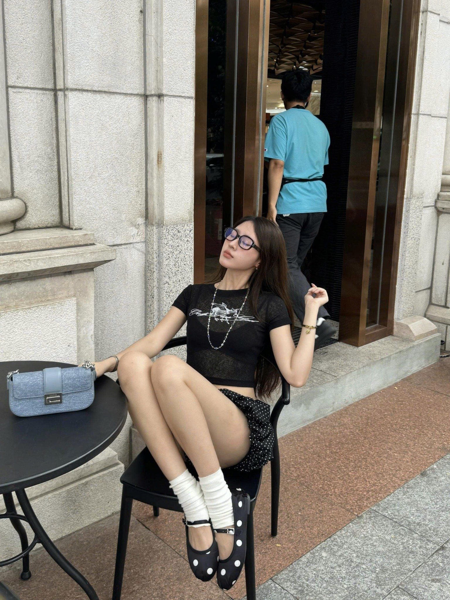  Áo thun xuyên thấu sexy tôn dáng ONLY kèm bra - KILLSYSTEM 