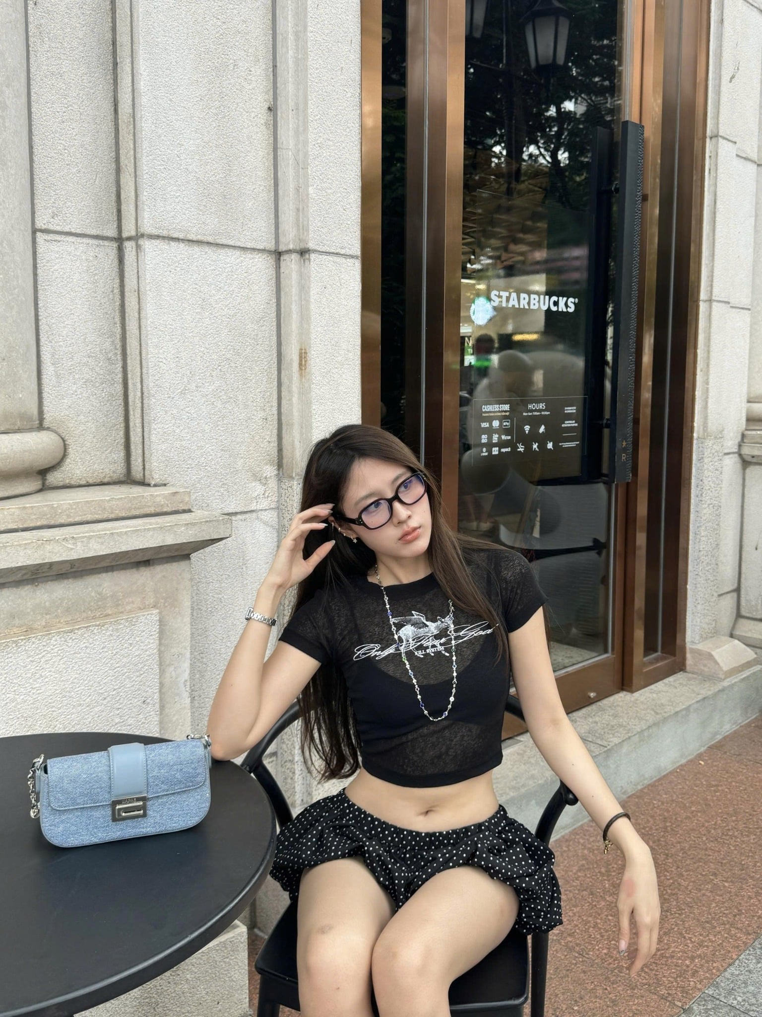  Áo thun xuyên thấu sexy tôn dáng ONLY kèm bra - KILLSYSTEM 