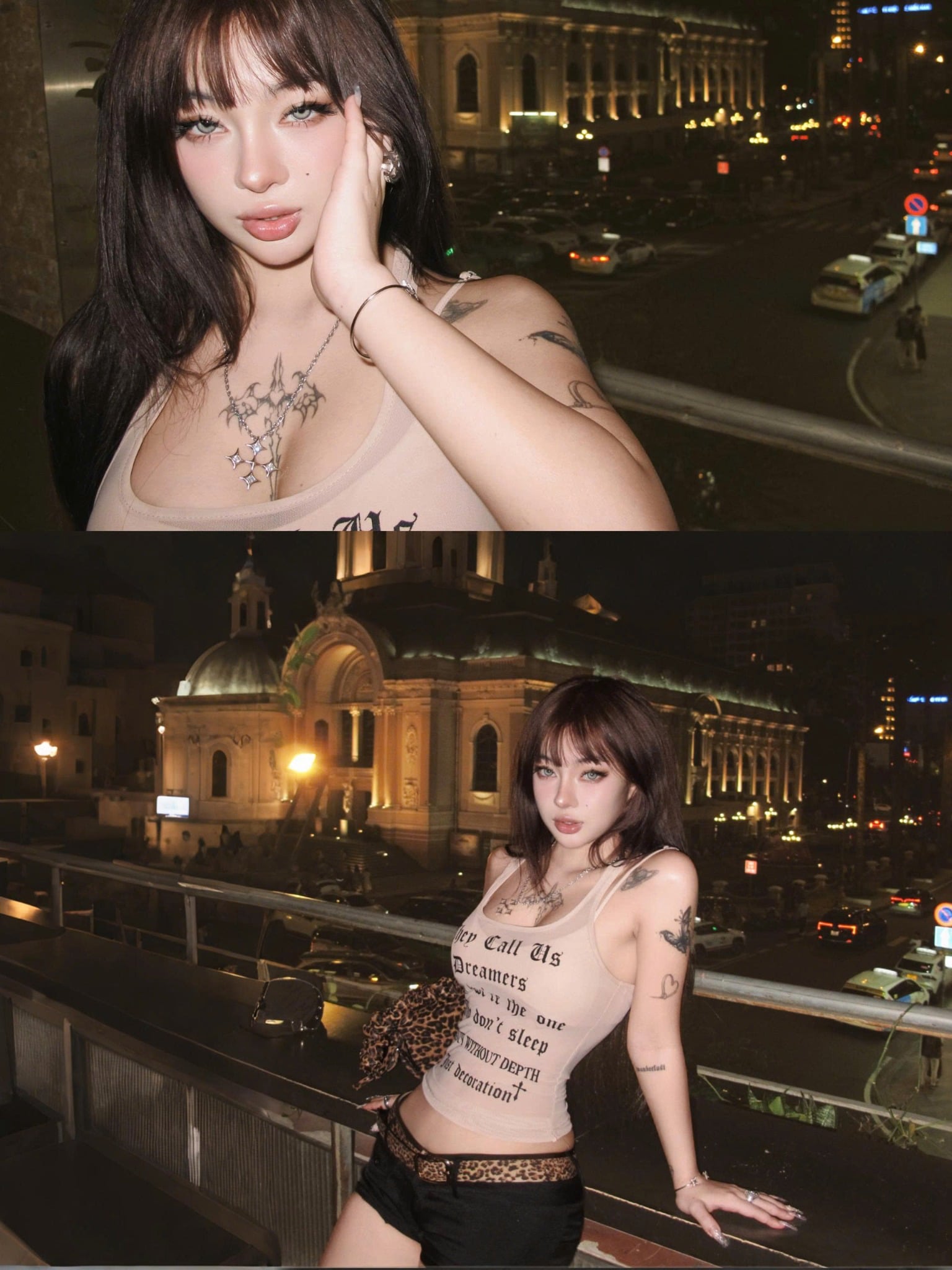  Áo ba lỗ xuyên thấu in chữ sexy tôn dáng DREAMERS - KILLSYSTEM 