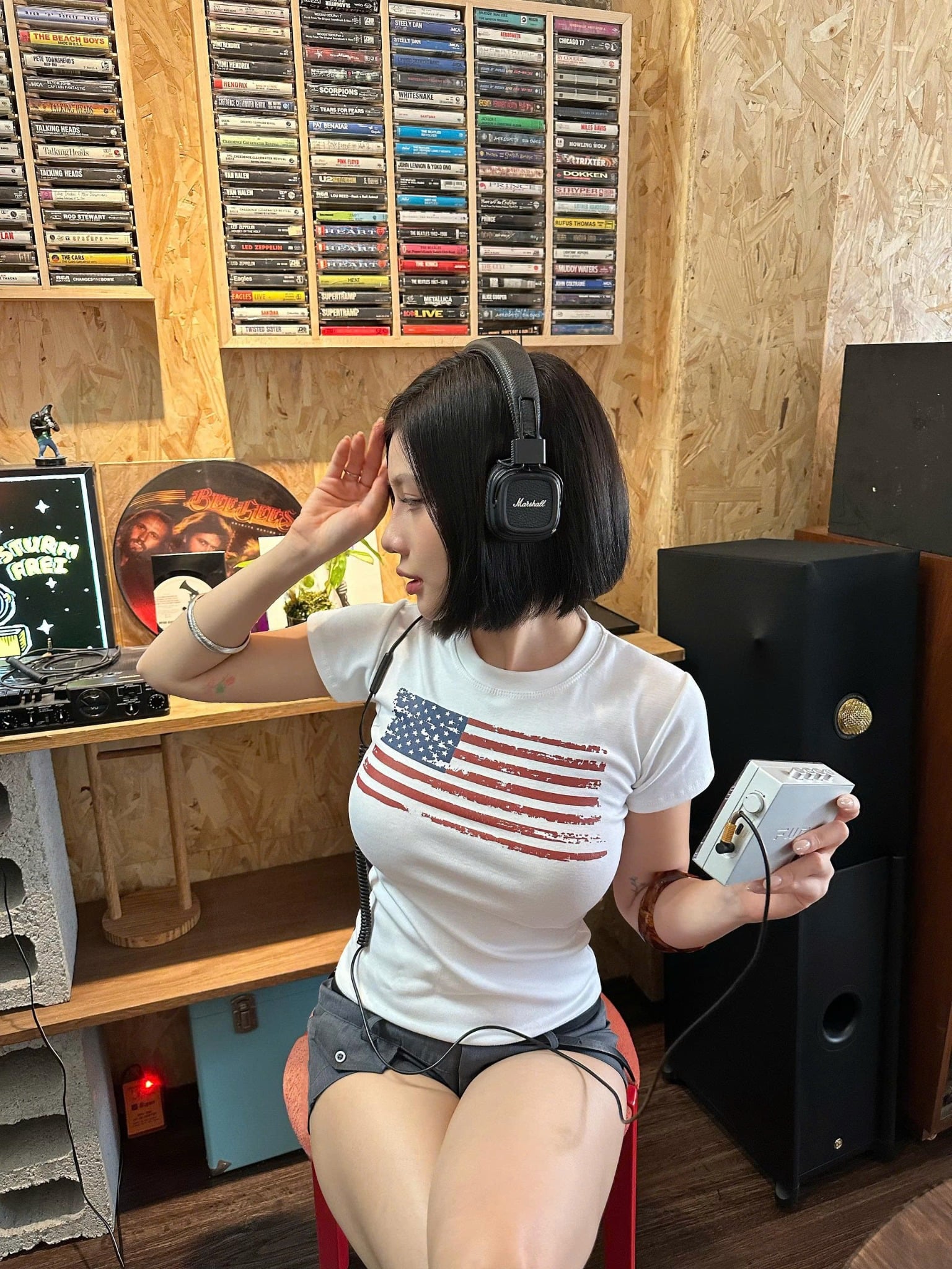  Áo thun co giãn ôm body in hình USA - KILLSYSTEM 