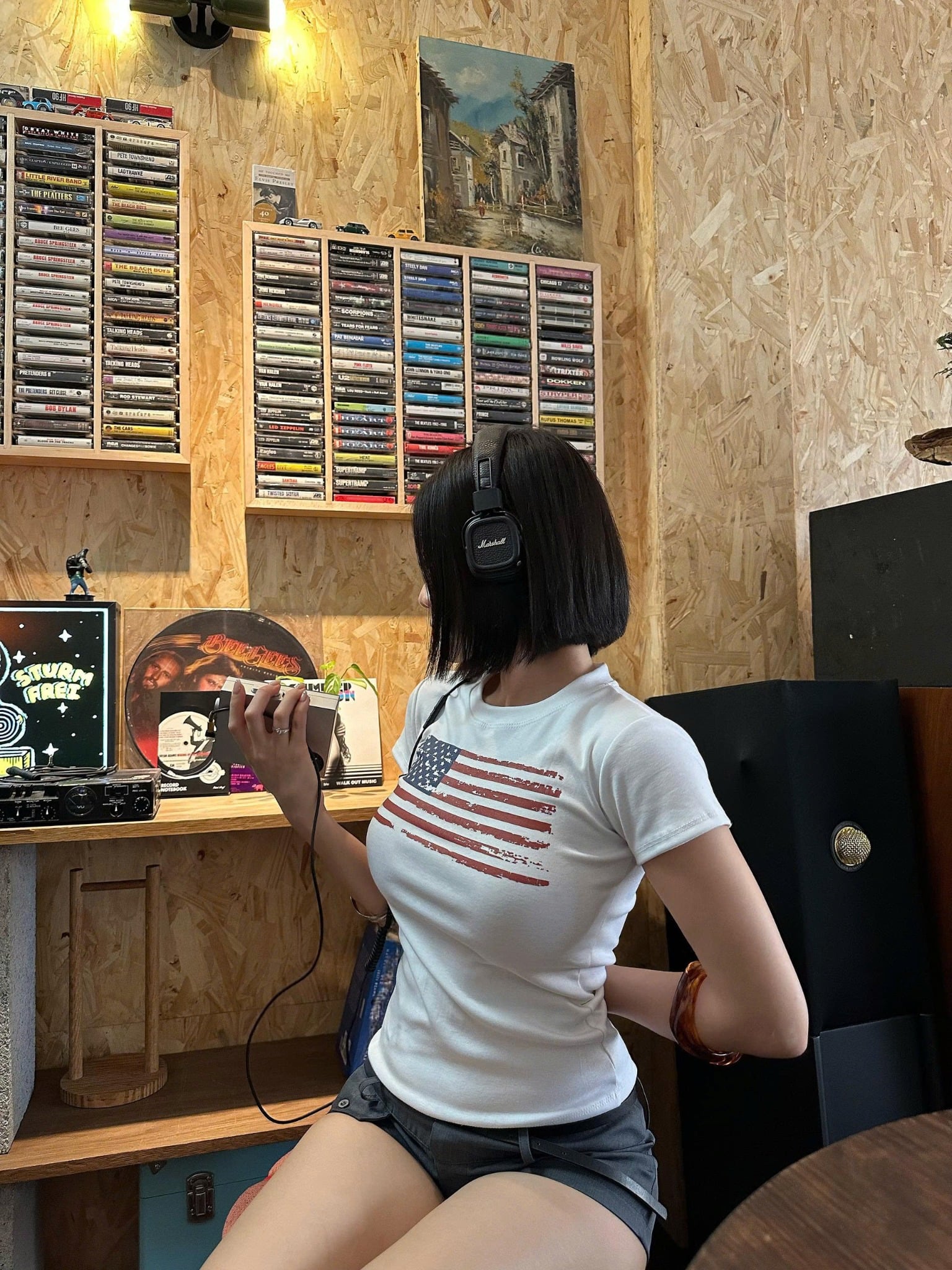  Áo thun co giãn ôm body in hình USA - KILLSYSTEM 