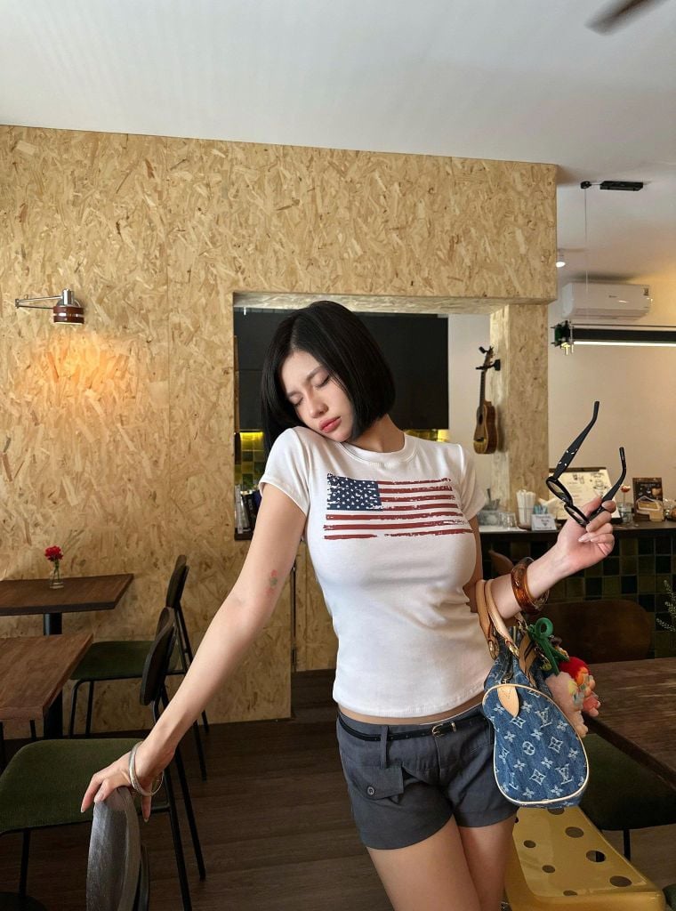  Áo thun co giãn ôm body in hình USA - KILLSYSTEM 