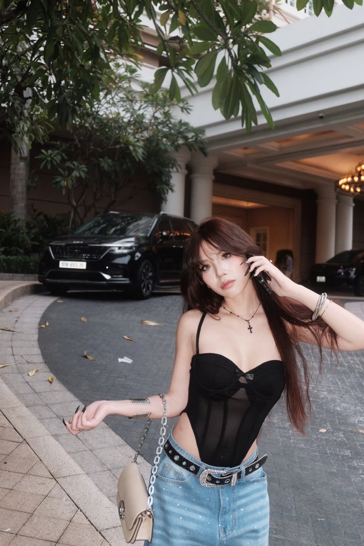  Áo corset bodysuit xuyên thấu tôn dáng SUNBEI - KILLSYSTEM 