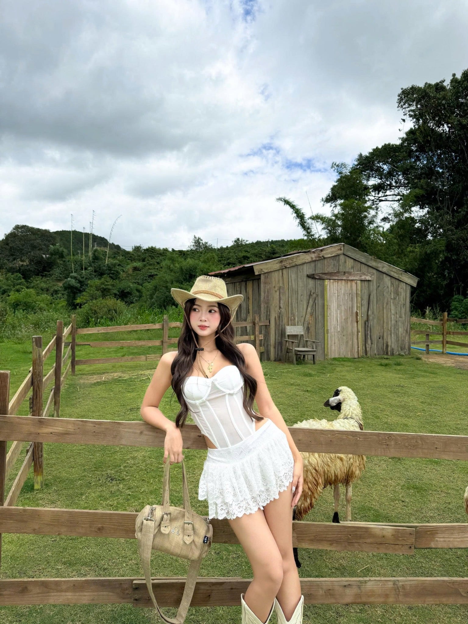  Áo corset bodysuit xuyên thấu tôn dáng SUNBEI - KILLSYSTEM 