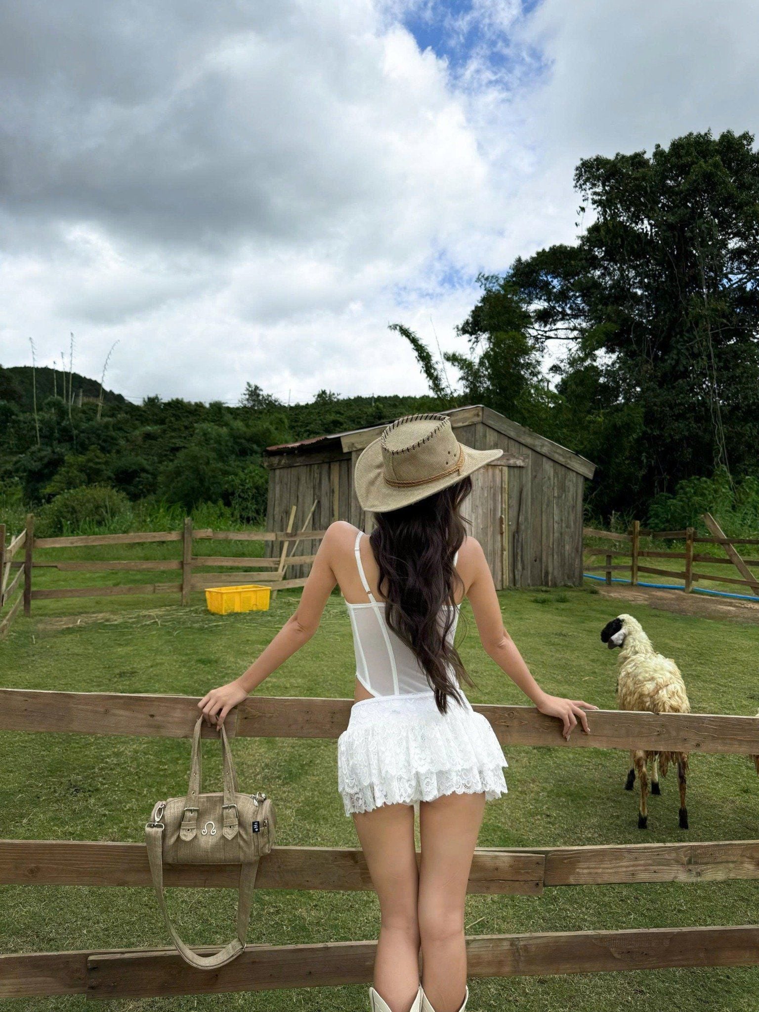  Áo corset bodysuit xuyên thấu tôn dáng SUNBEI - KILLSYSTEM 