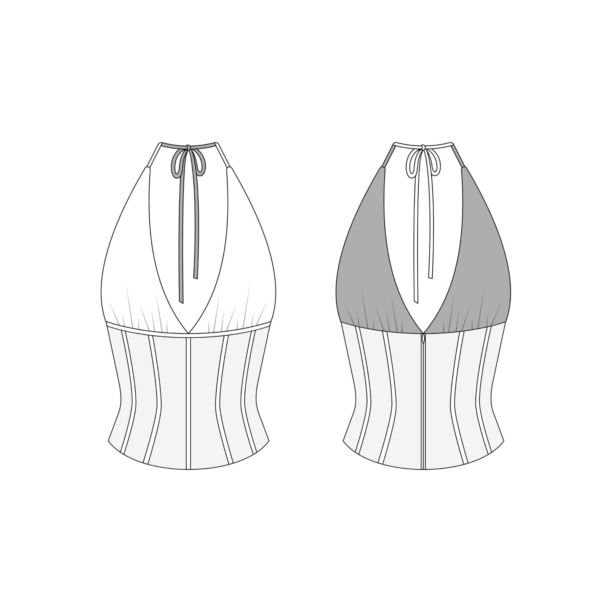  Áo yếm corset ôm body tôn dáng YOMI - KILLSYSTEM 