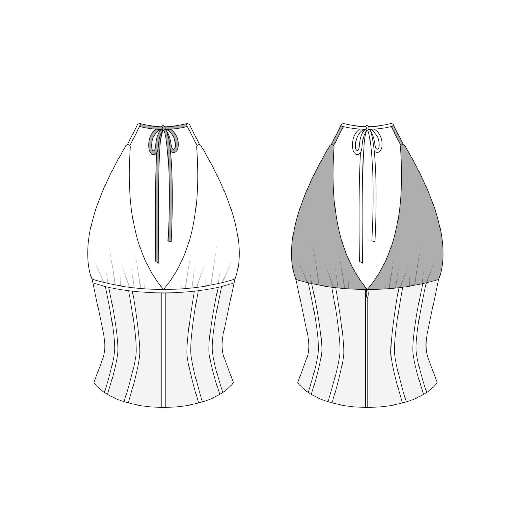  Áo yếm corset ôm body tôn dáng YOMI - KILLSYSTEM 