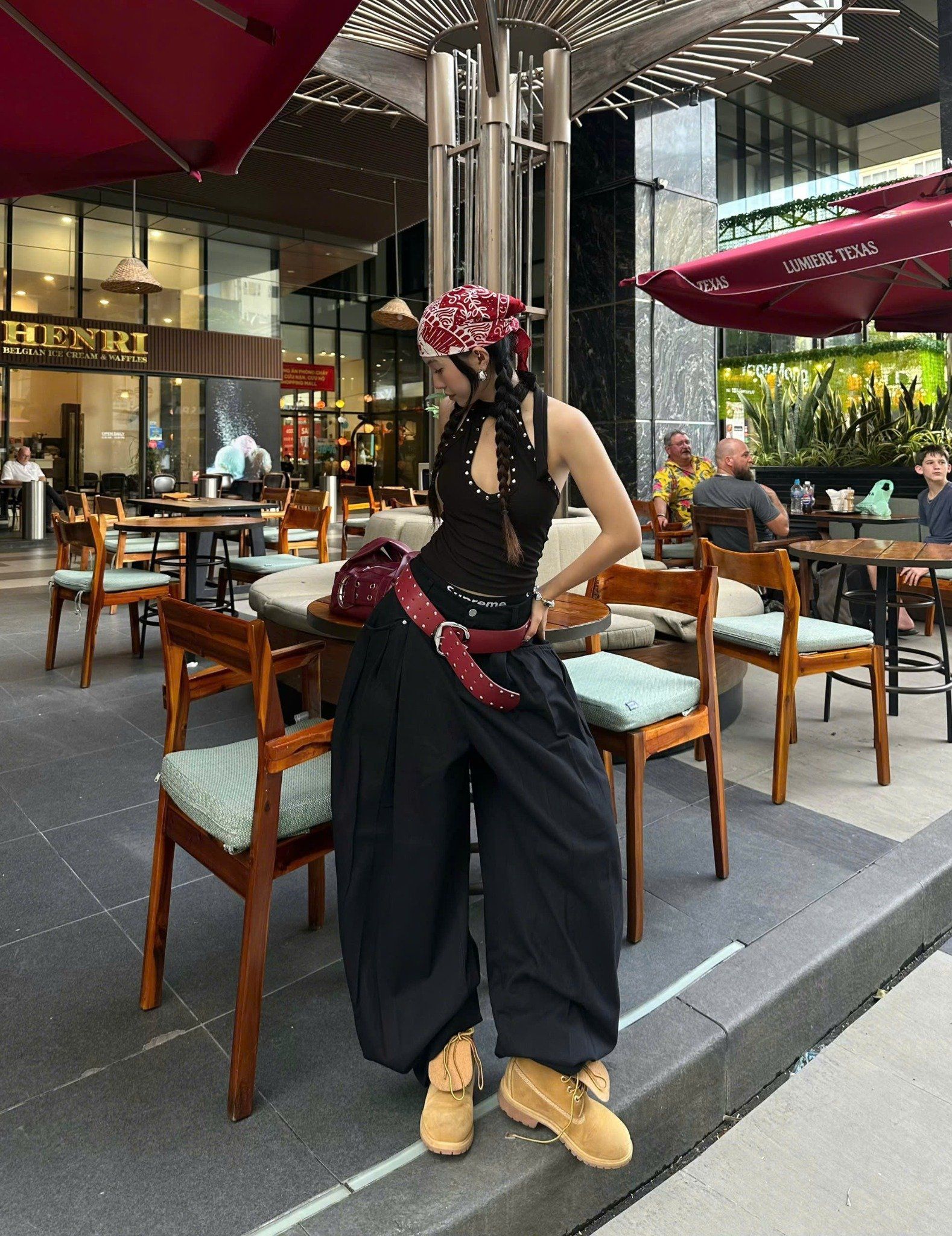  Quần kaki dài ống rộng RECEPTIVE - KILLSYSTEM 