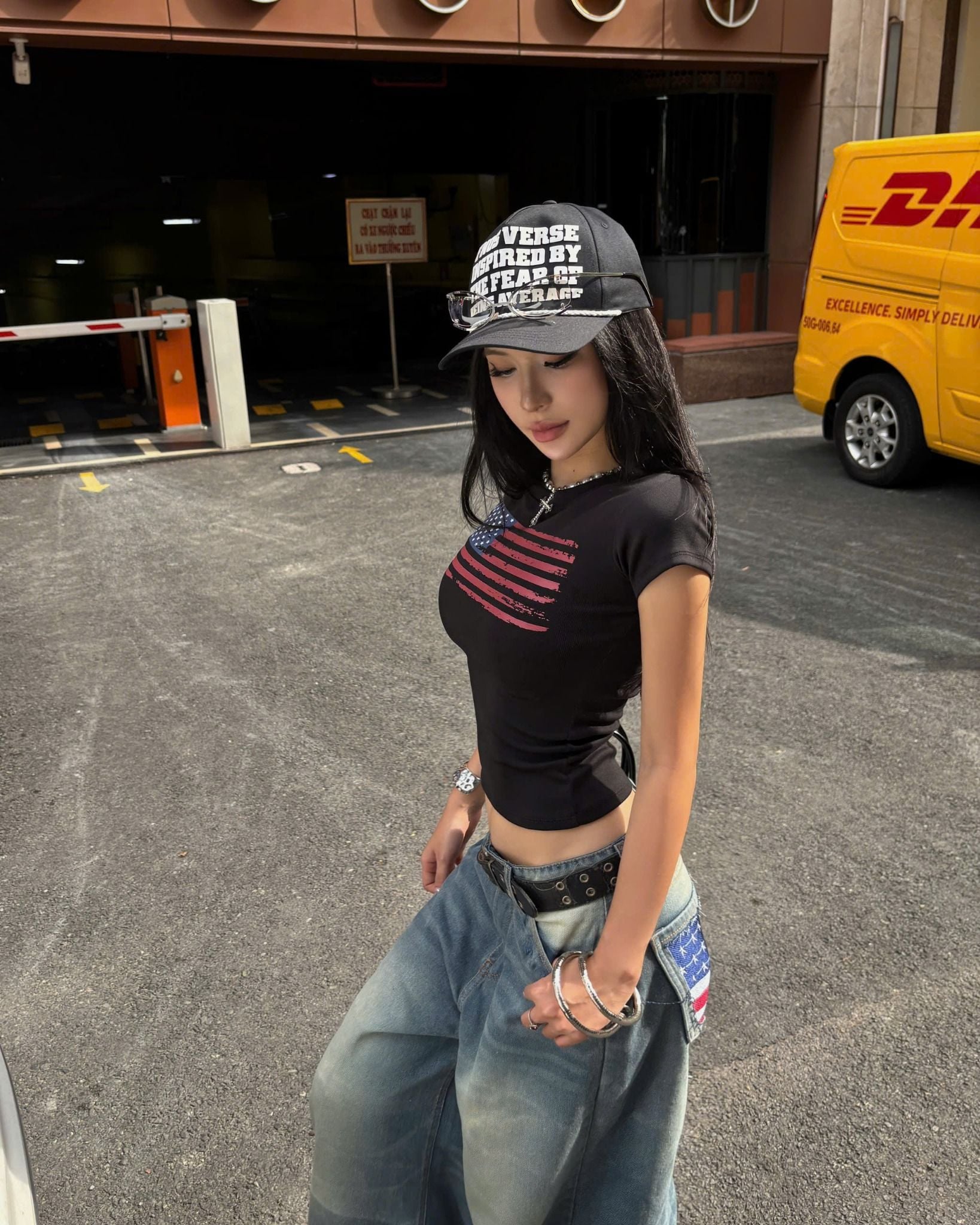  Áo thun co giãn ôm body in hình USA - KILLSYSTEM 