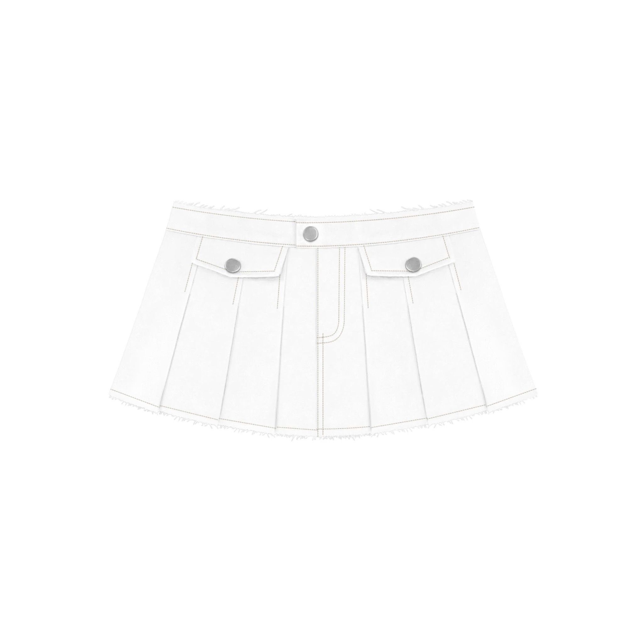  Chân váy xếp ly giả túi kèm quần bảo hộ HELENA - KILLSYSTEM 