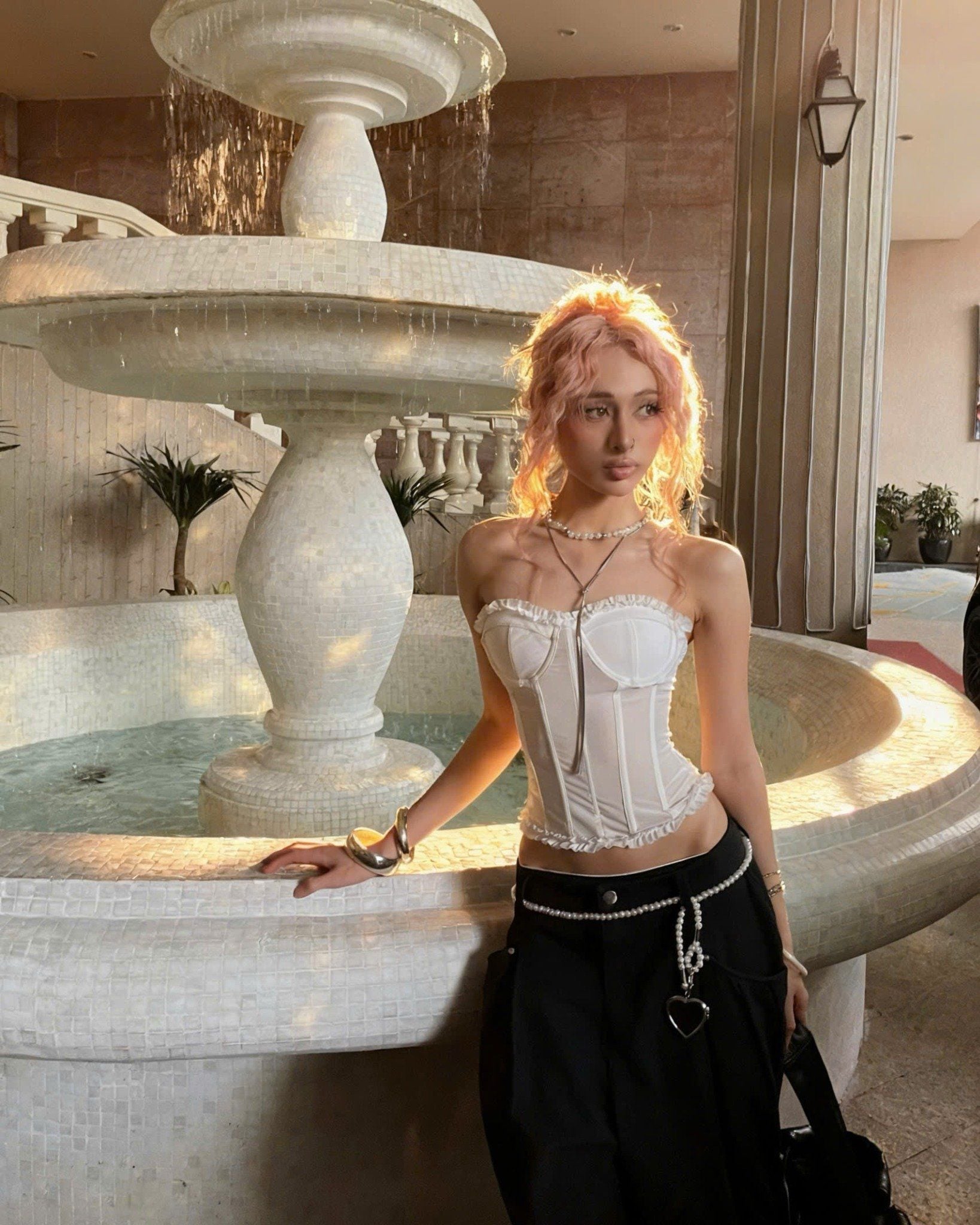  Áo corset xuyên thấu sexy tôn dáng JOYCEE - KILLSYSTEM 