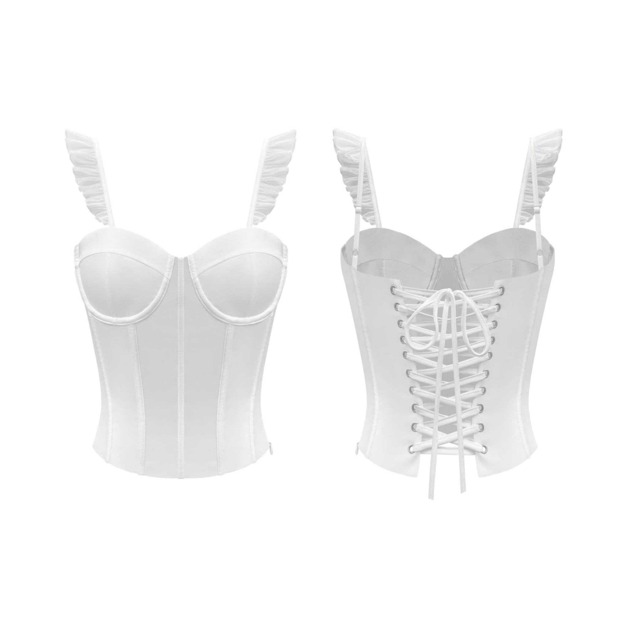  Áo corset 2 dây hở lưng sexy tôn dáng SAMI - KILLSYSTEM 