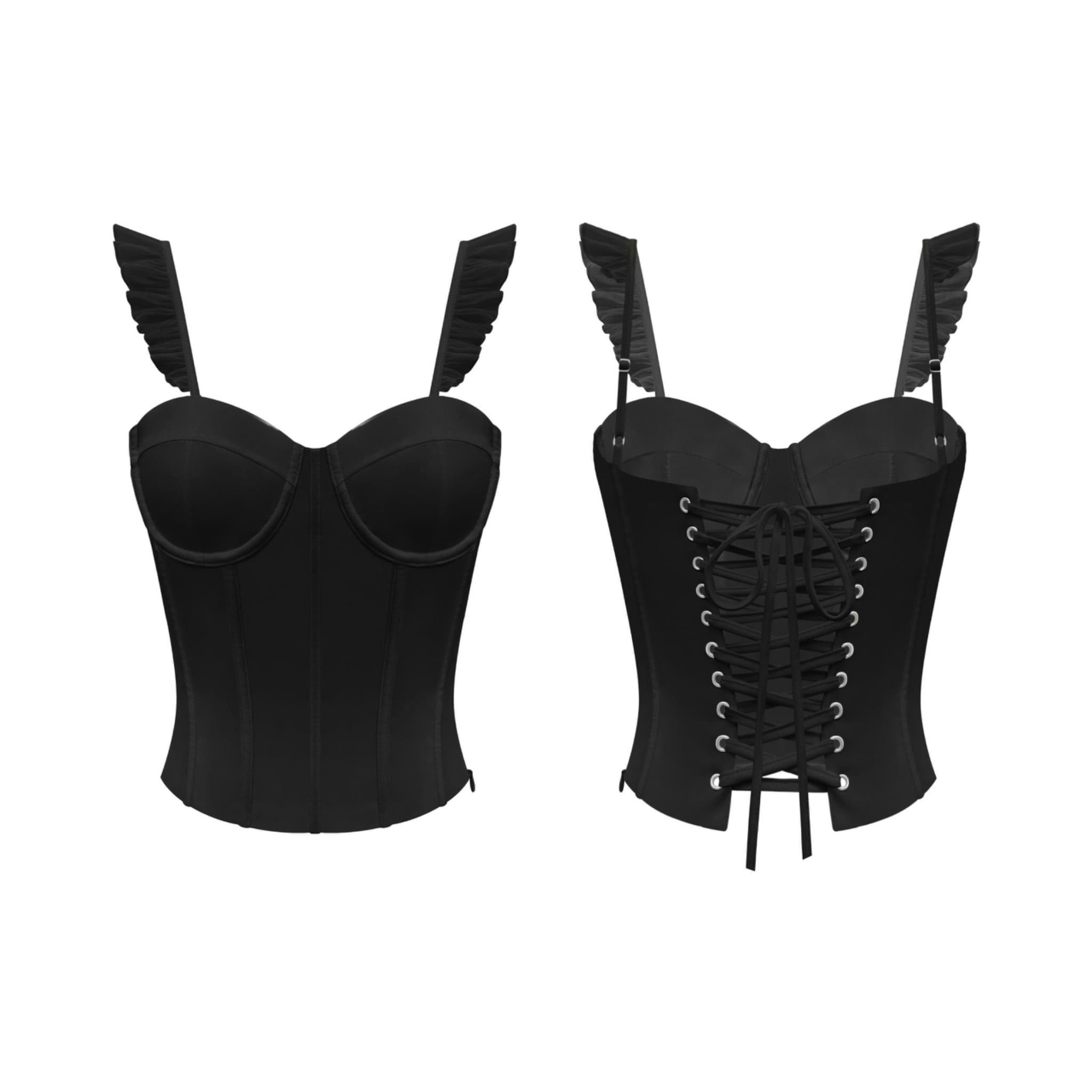  Áo corset 2 dây hở lưng sexy tôn dáng SAMI - KILLSYSTEM 