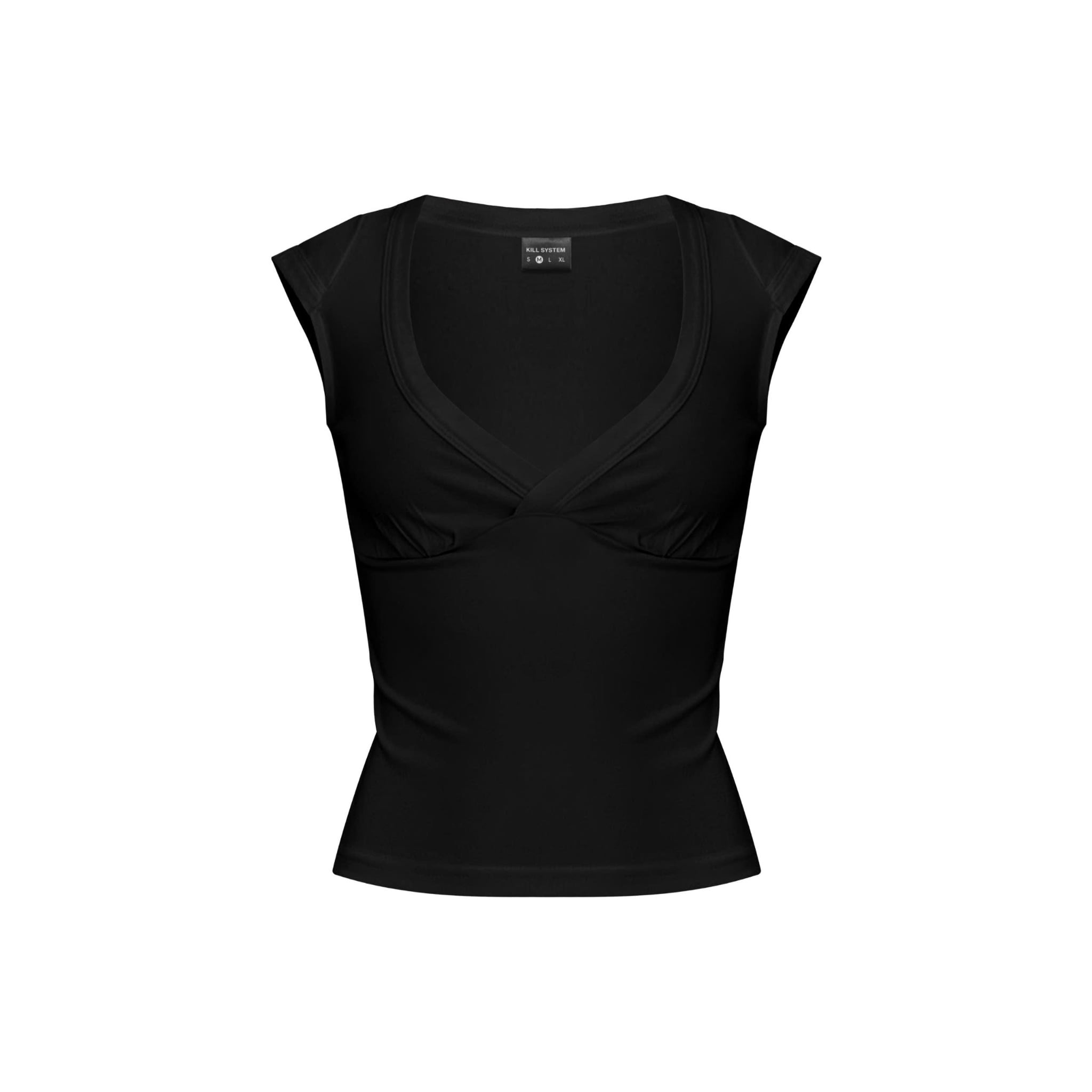  Áo thun cổ tim ôm body tôn dáng KATSBI - KILL SYSTEM 