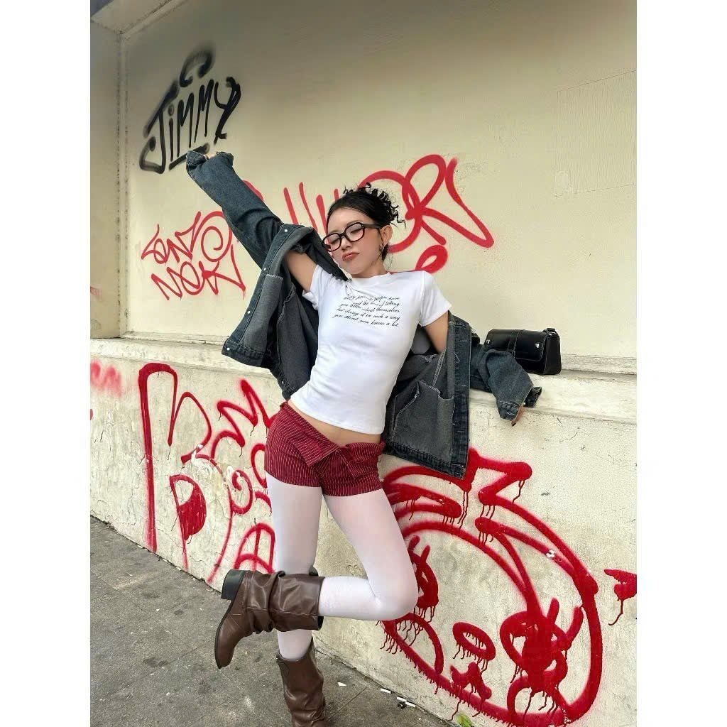  Quần short sọc tôn dáng NIWORI - KILLSYSTEM 