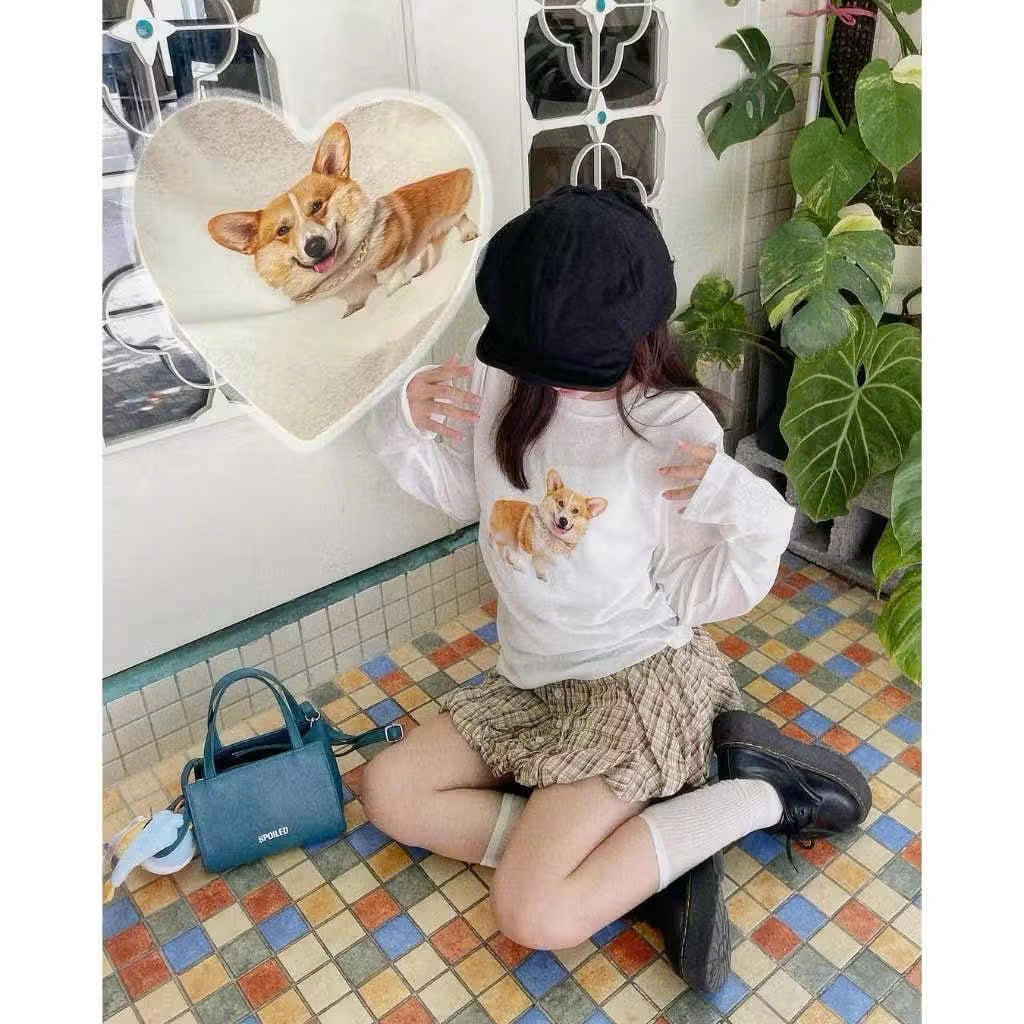  Áo thun nữ mỏng nhẹ xuyên thấu tay dài EUNBEE - KILL SYSTEM 